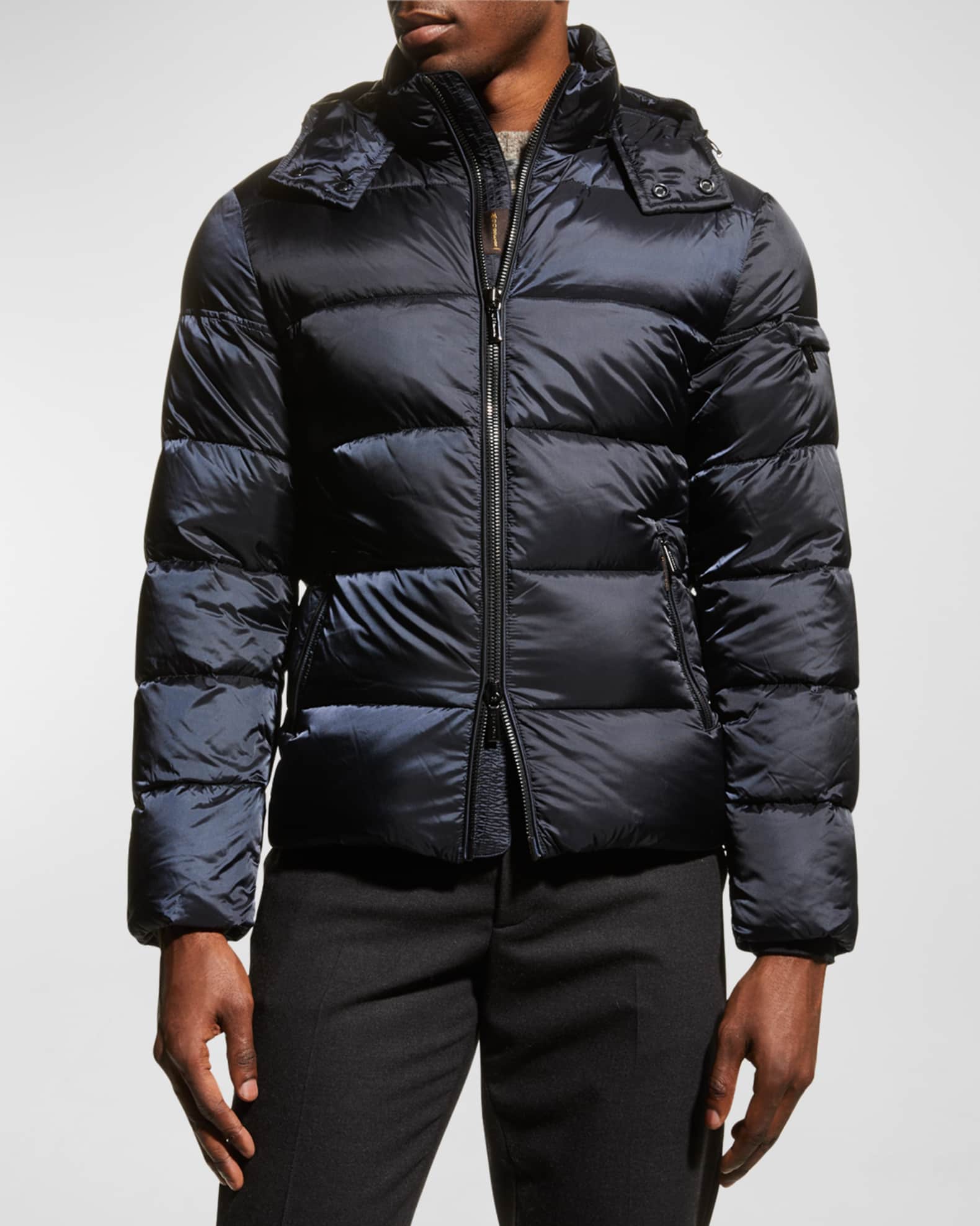 Men s Goose Down Bomber Jacket