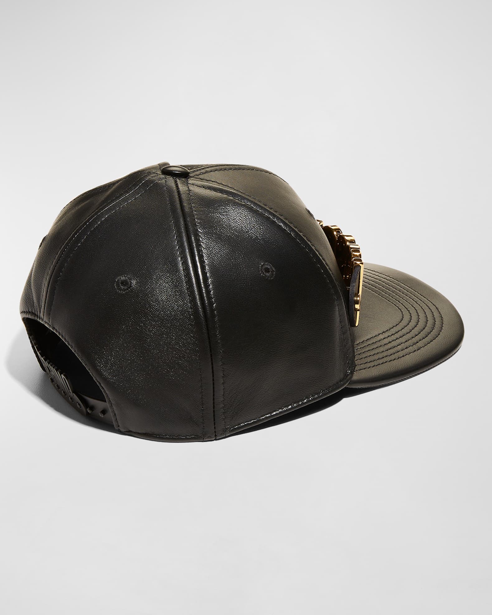 Moschino leather hat discount