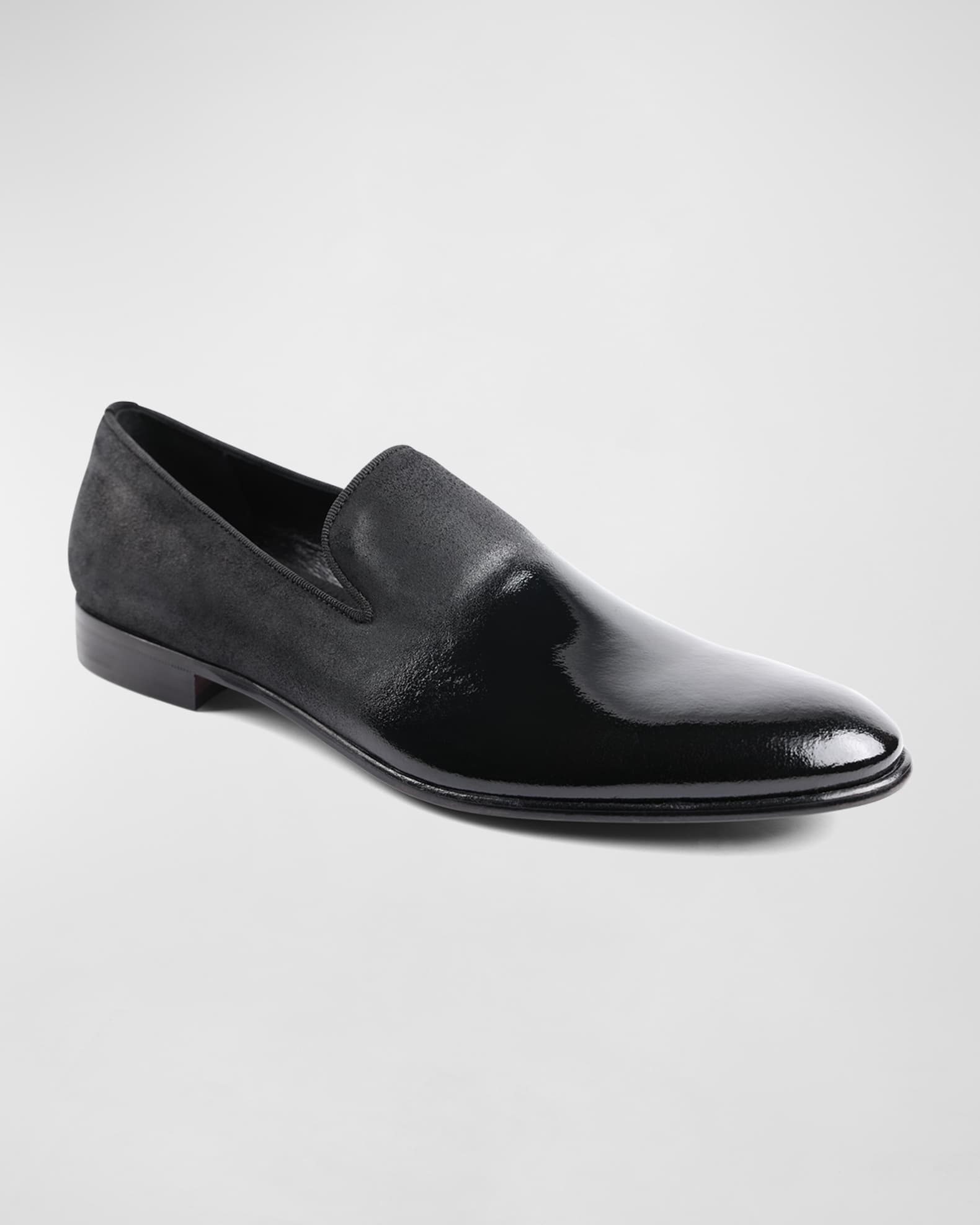 Men s Monet Patent Ombre Smoking Slippers