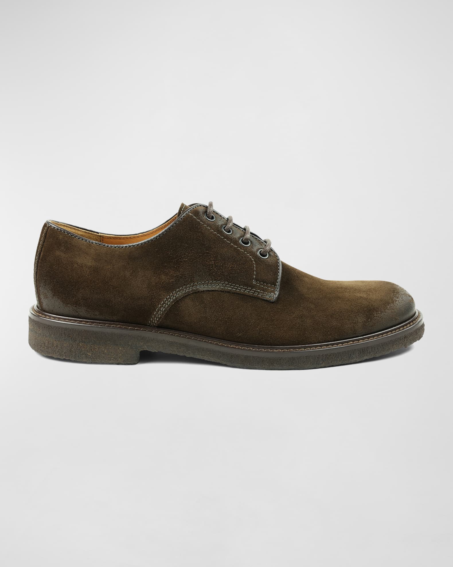 Bruno Magli Men's Guy Burnished Suede Derby Shoes | Neiman Marcus