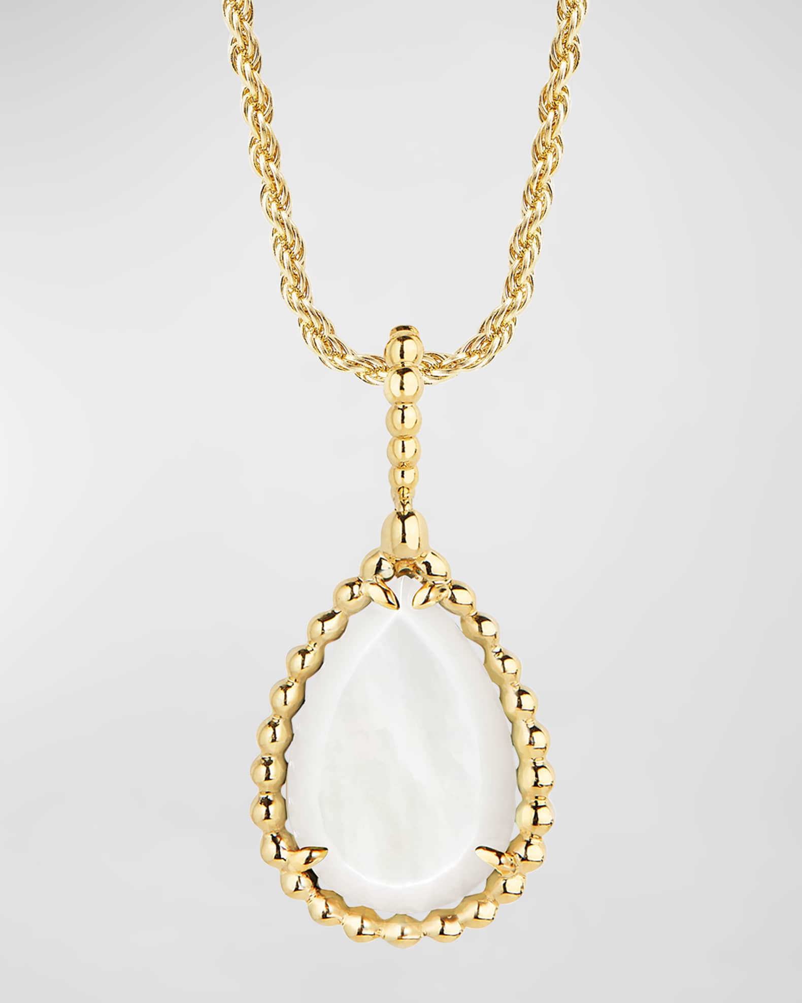 Serpent Boheme 18K Yellow Gold Mother of Pearl Medium Pendant Necklace