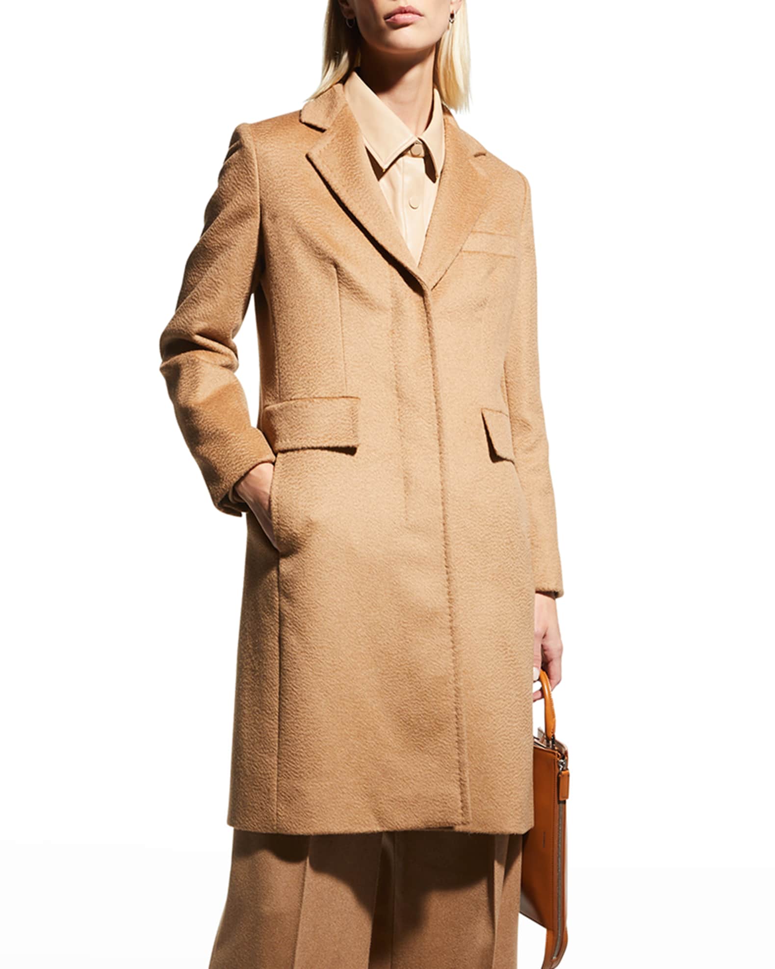 Max Mara Fervore Camel Coat | Neiman Marcus