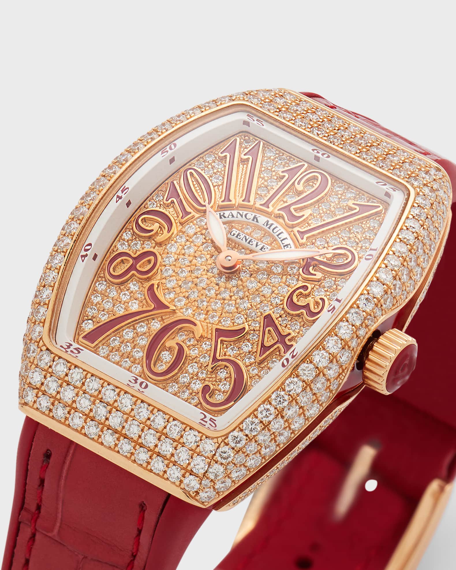Franck muller rose gold diamond hotsell