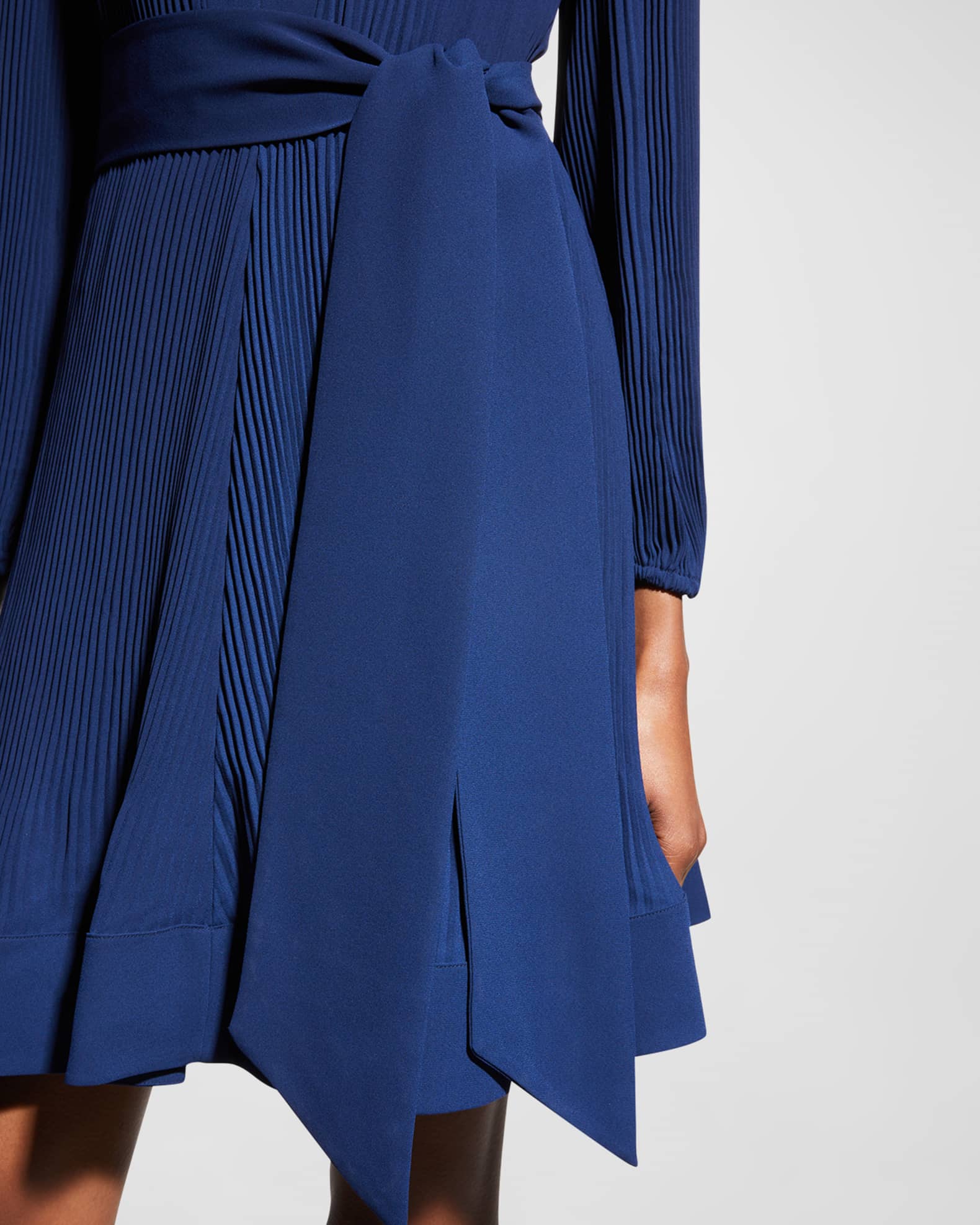 Milly Liv Pleated Dress | Neiman Marcus