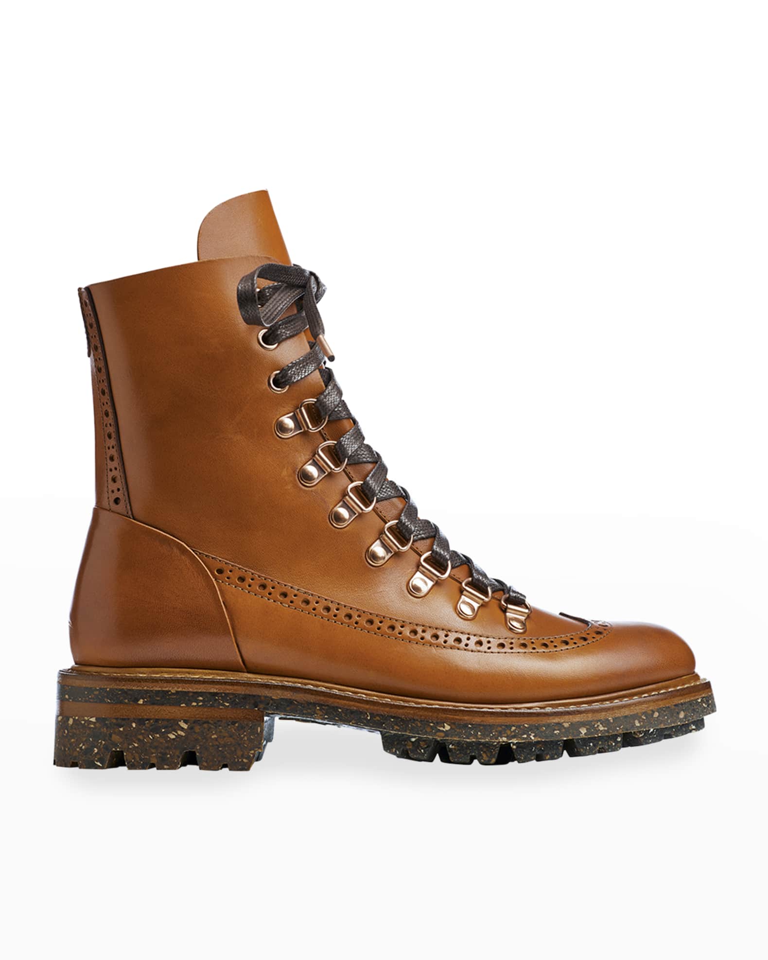Mr. Bernard Speckle-Sole Lace-Up Boots 0