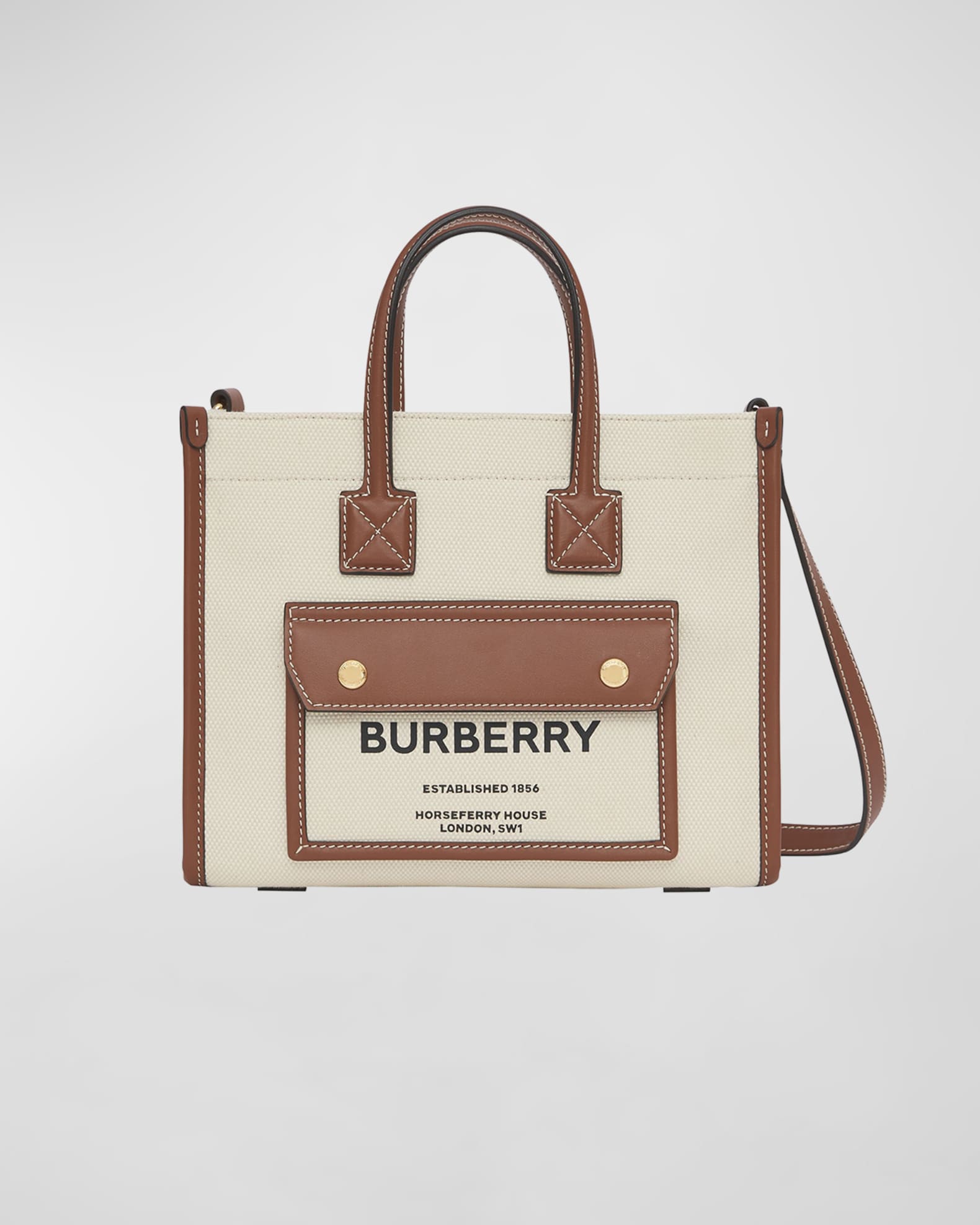 canvas burberry tote bag