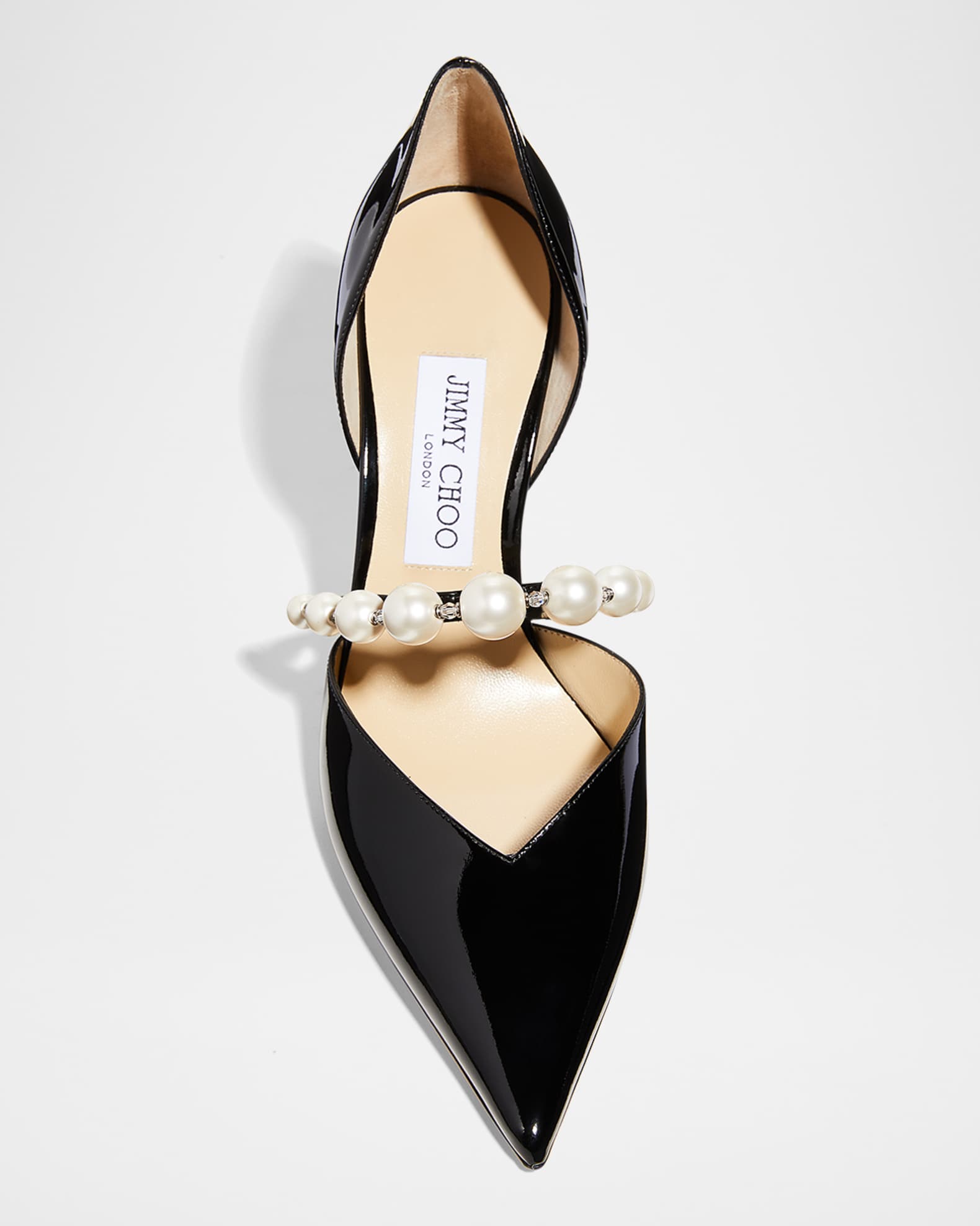 Jimmy Choo Aurelie d'Orsay Pearly Band Pumps Neiman Marcus