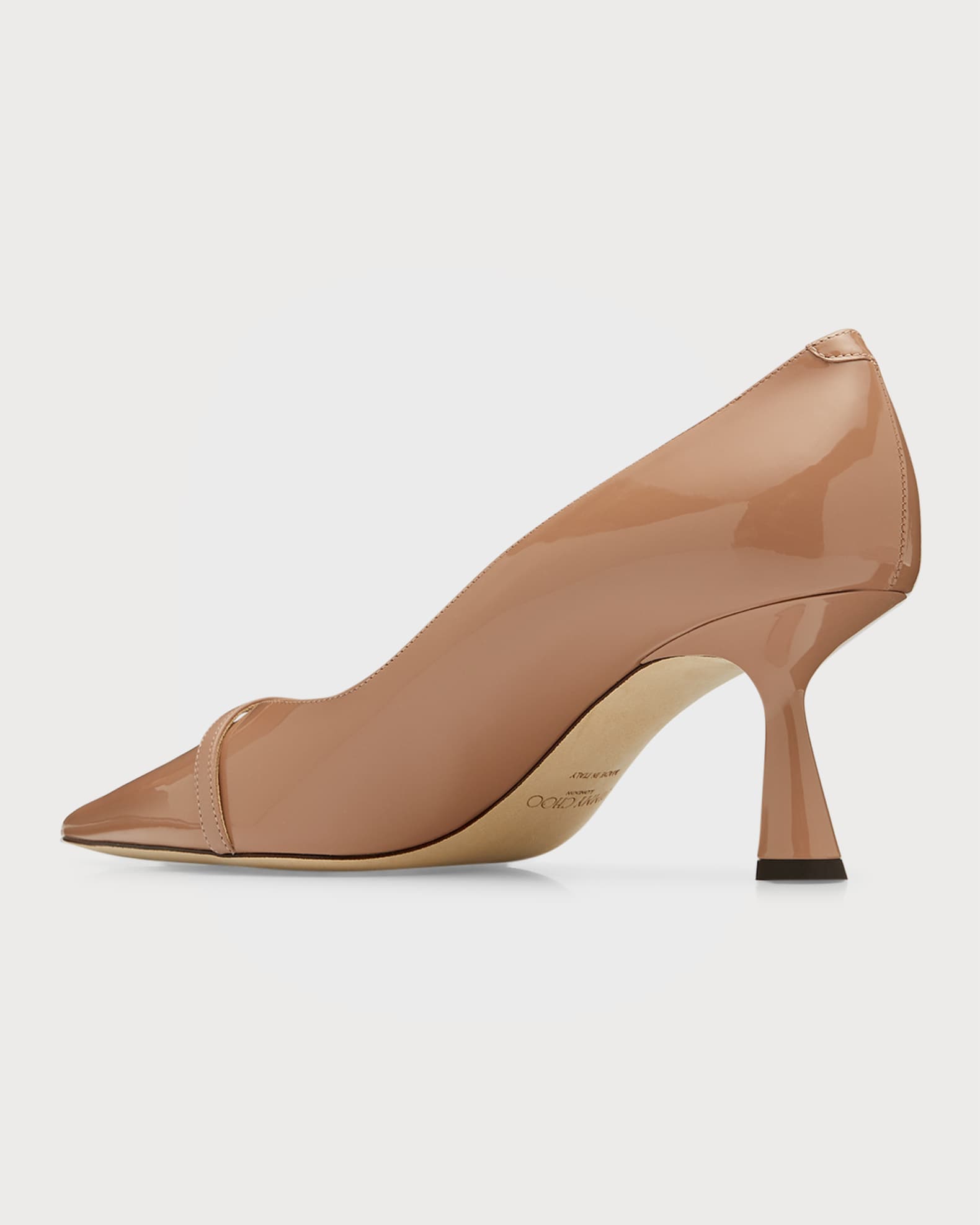 Jimmy Choo Rosalia Patent Pearly-Strap Pumps | Neiman Marcus