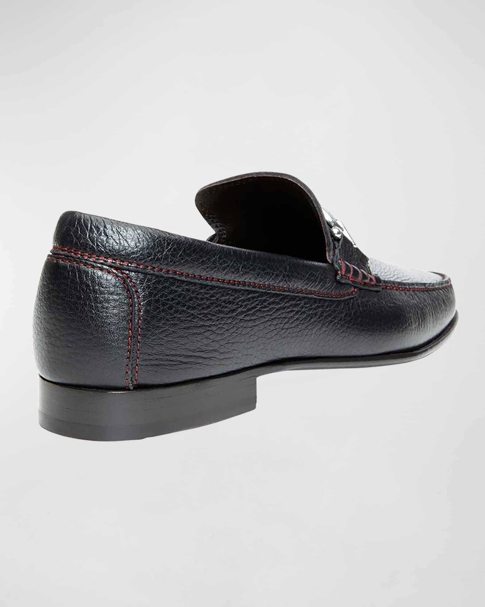Donald Pliner Men's Dacio Contrast-Stitch Loafers Neiman Marcus