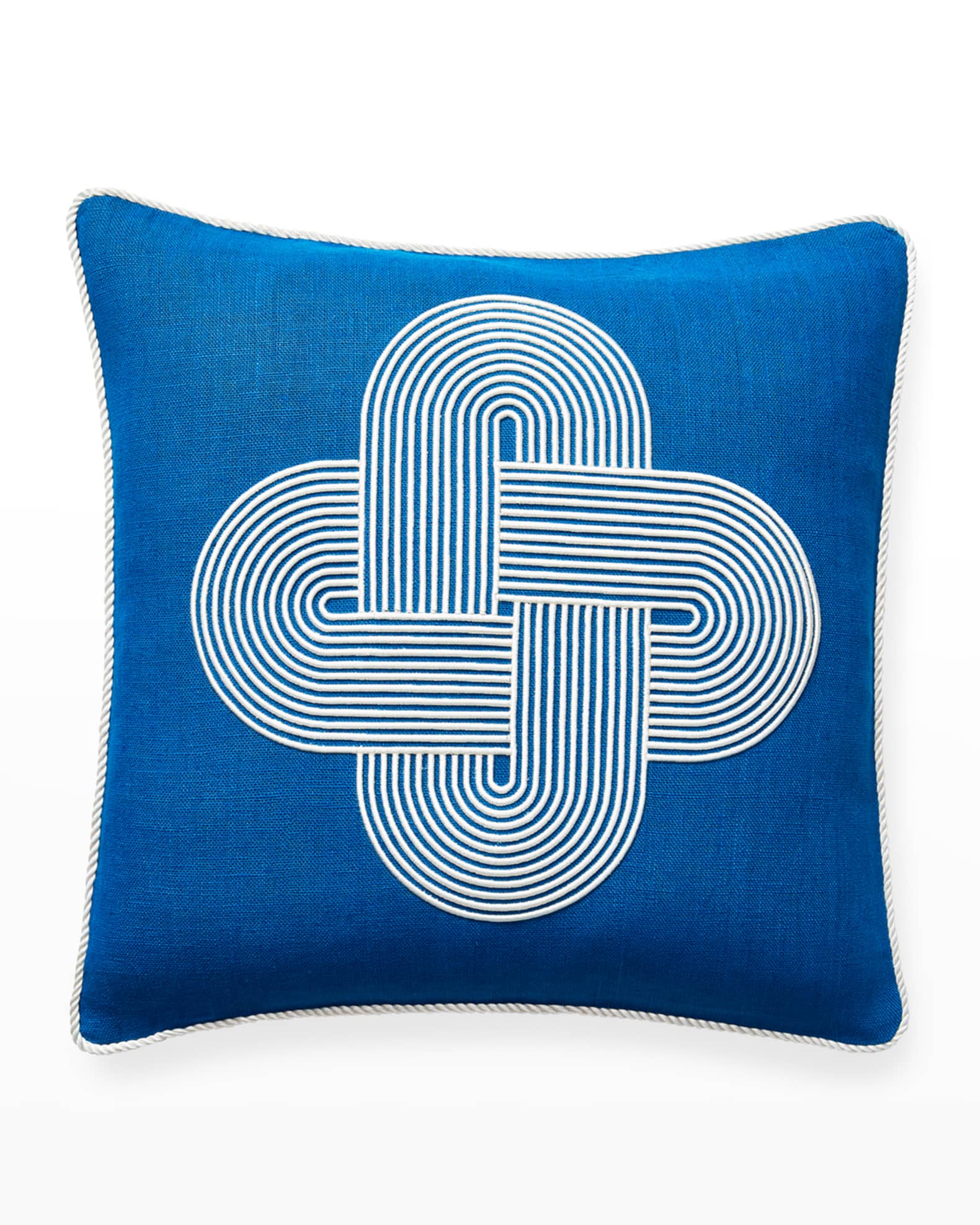 Jonathan Adler Pompidou Plus Pillow, Blue Neiman Marcus