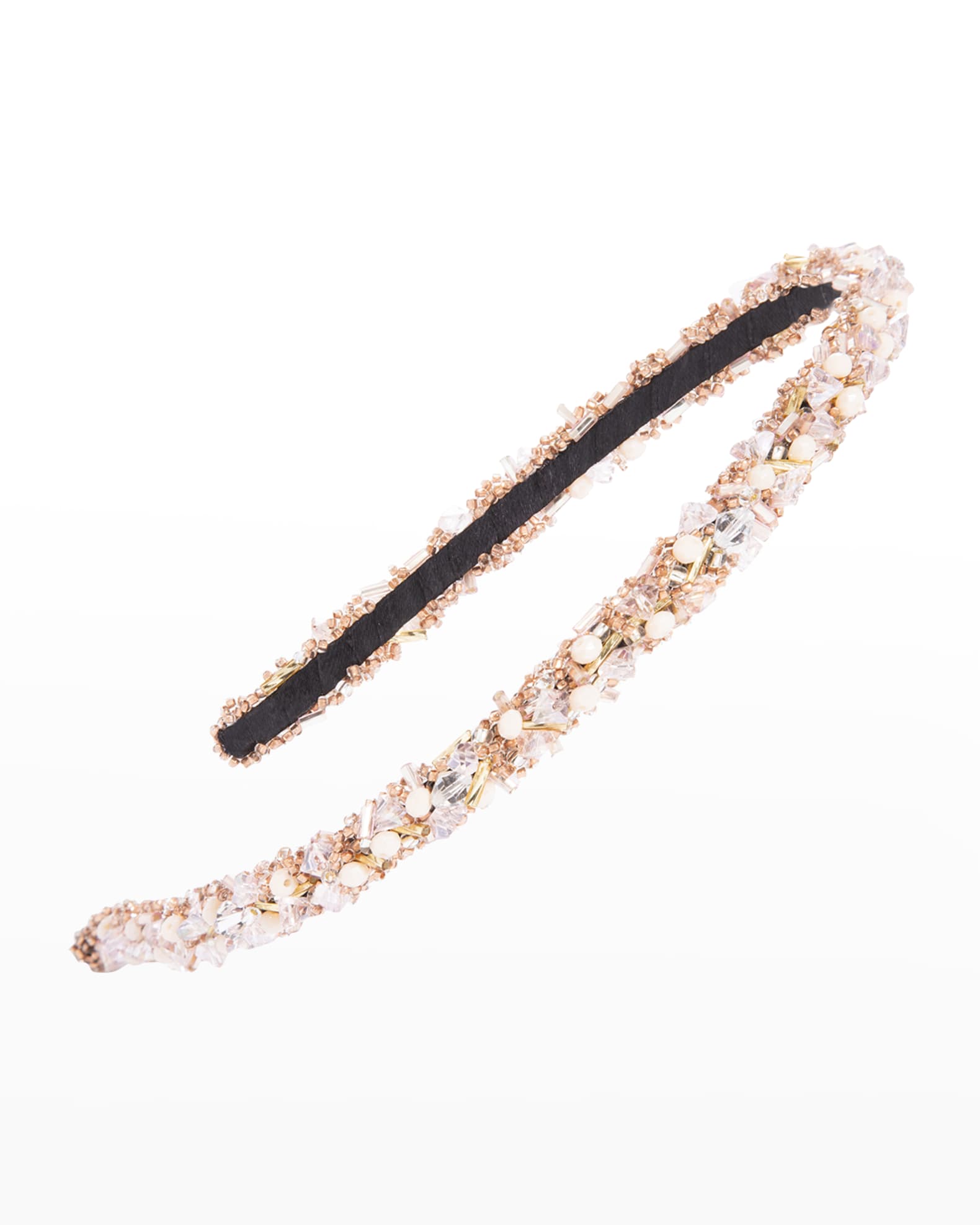 Crystal Coated Skinny Headband  1