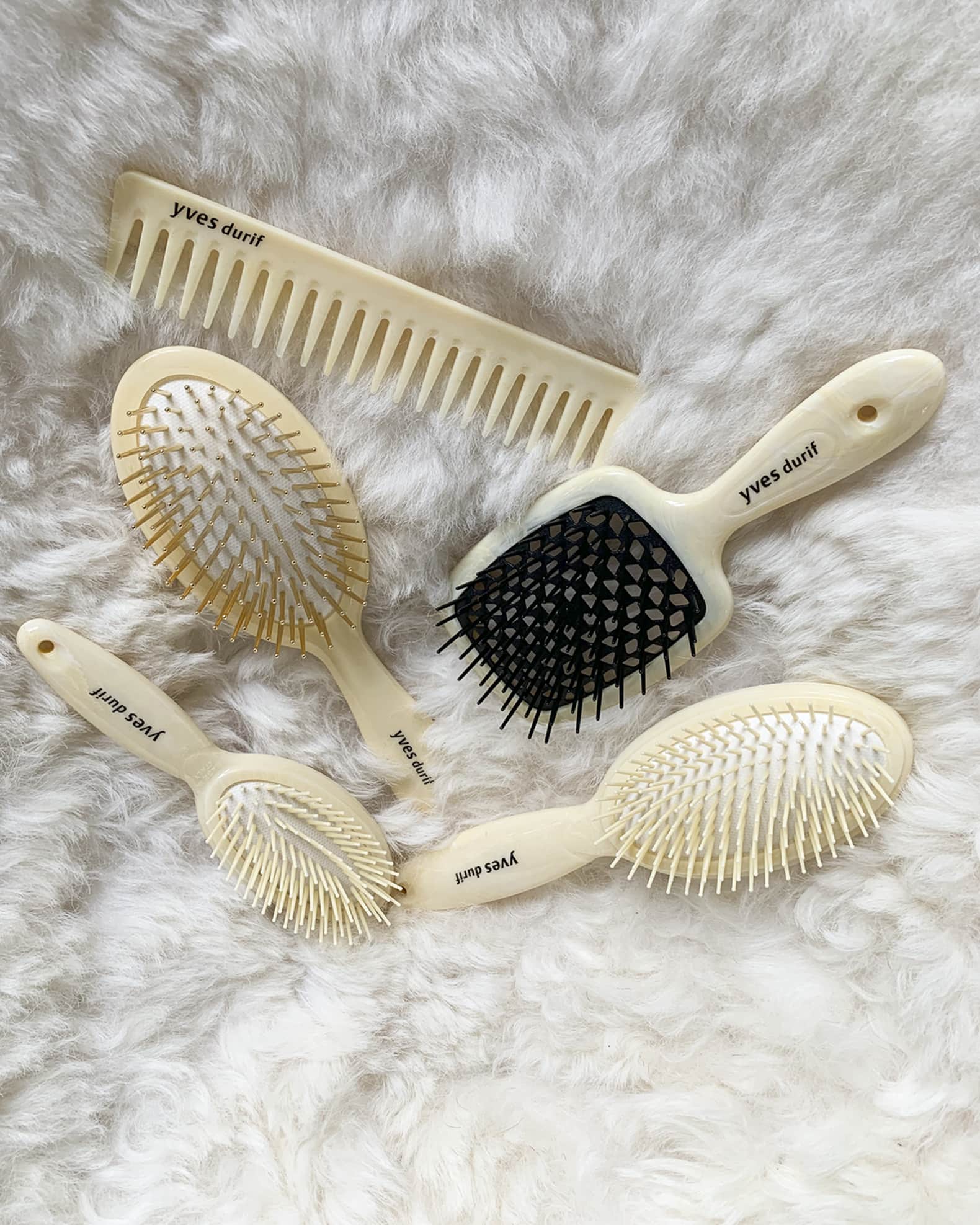 The Yves Durif Comb and Petite Brush — Yves Durif Salon