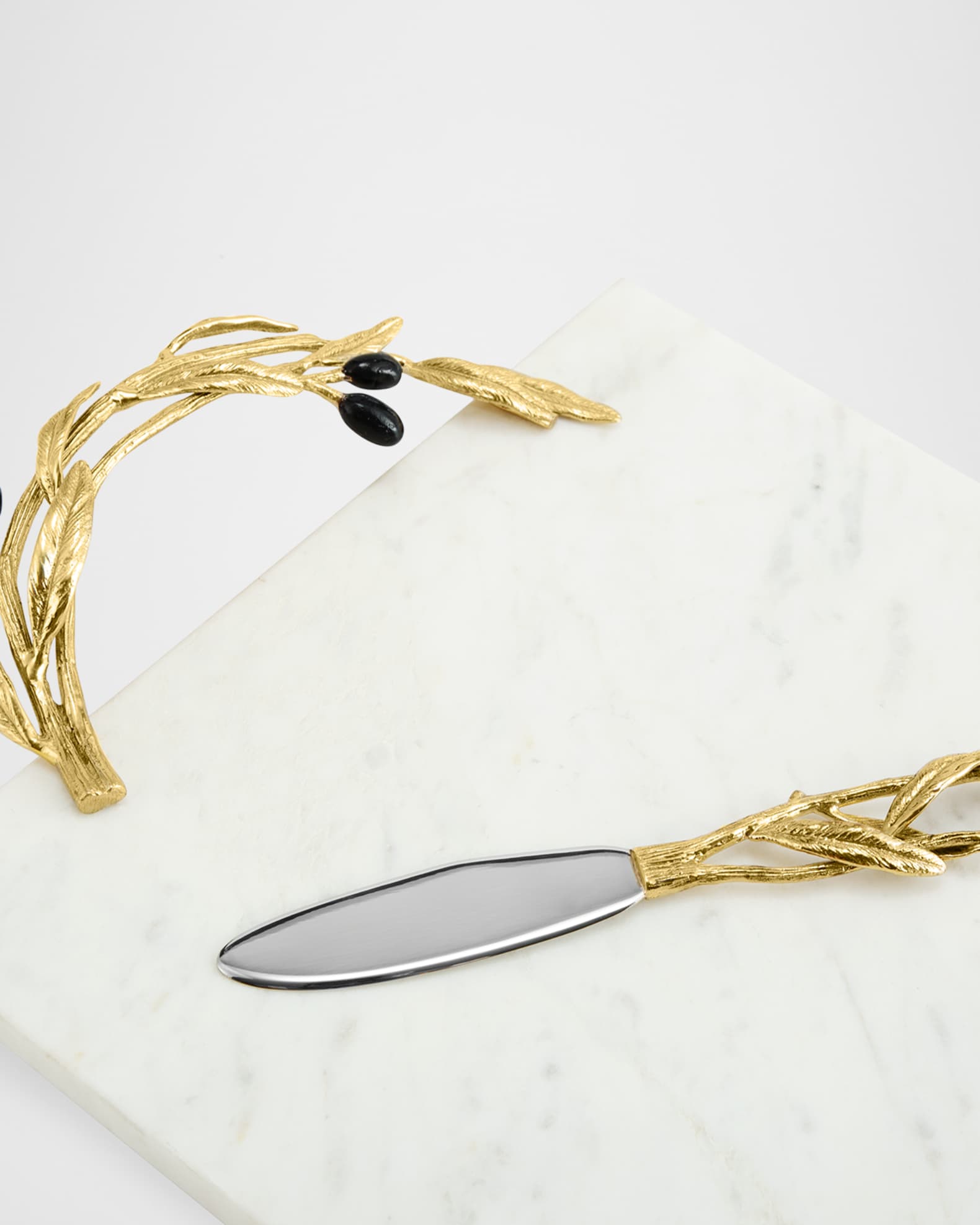 Olive Branch Cheese Board with Knife 1