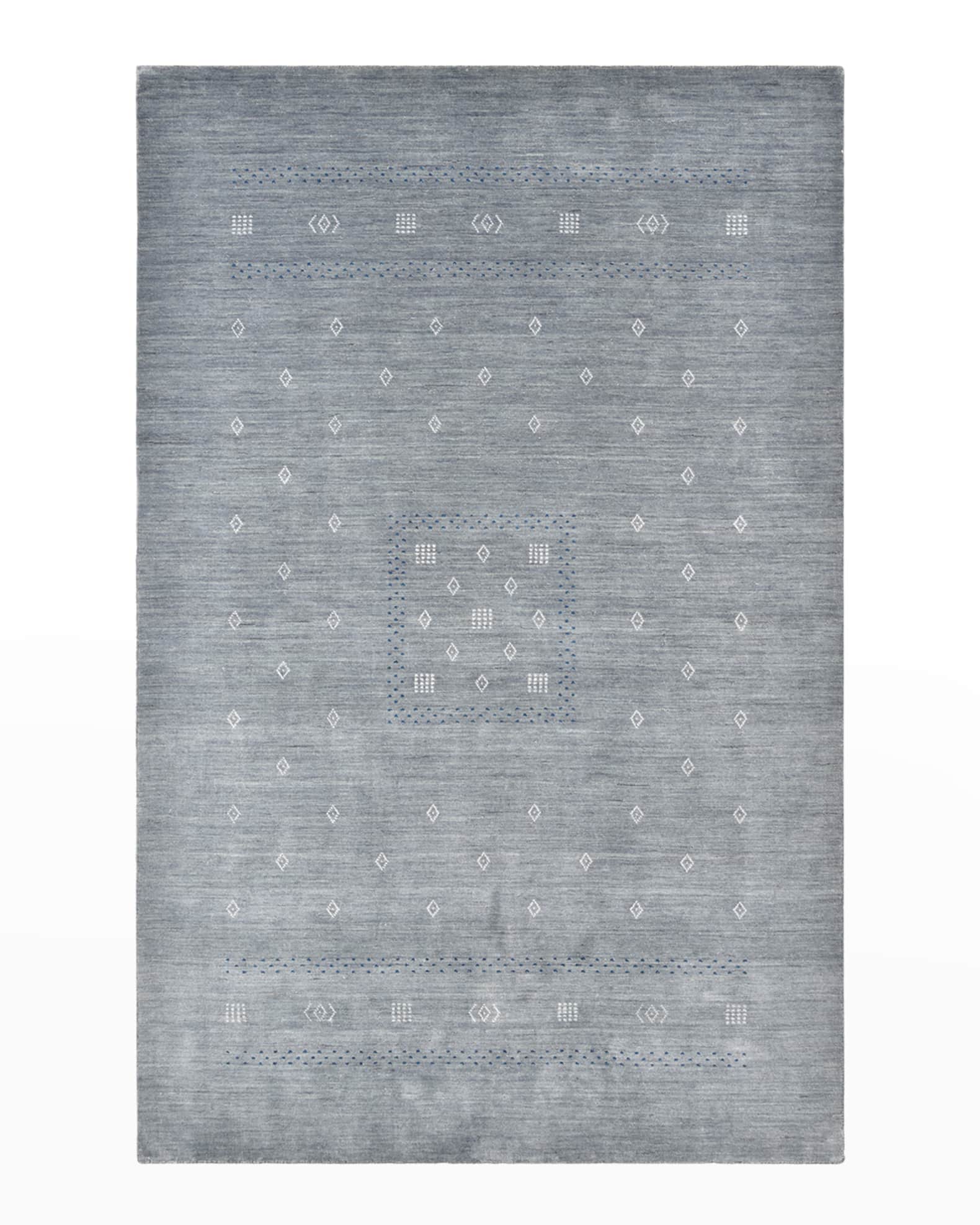 Solo Rugs Simi HandLoomed Rug, Light Slate 8' x 10' Neiman Marcus