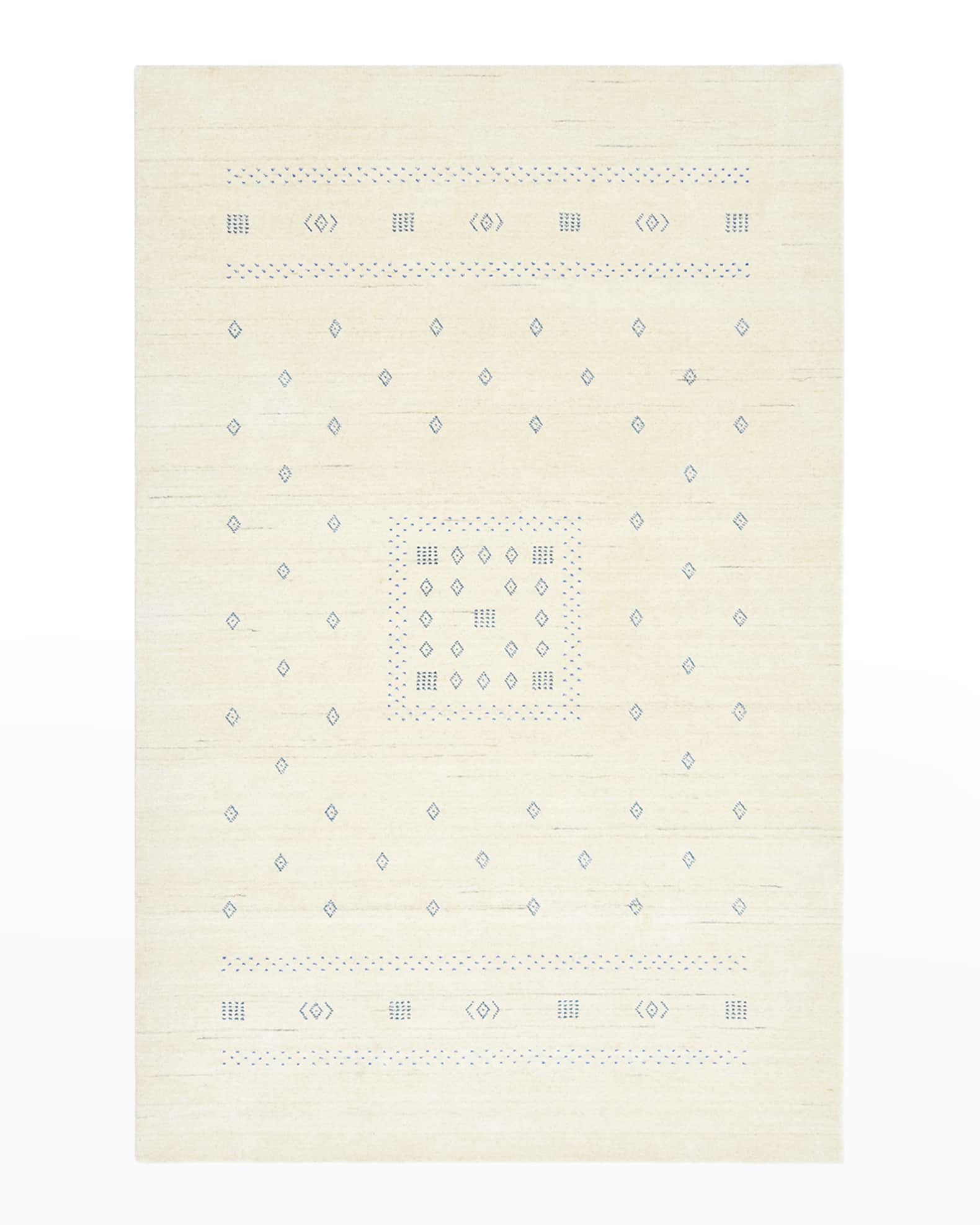 Solo Rugs Simi HandLoomed Rug, Snow 5' x 8' Neiman Marcus