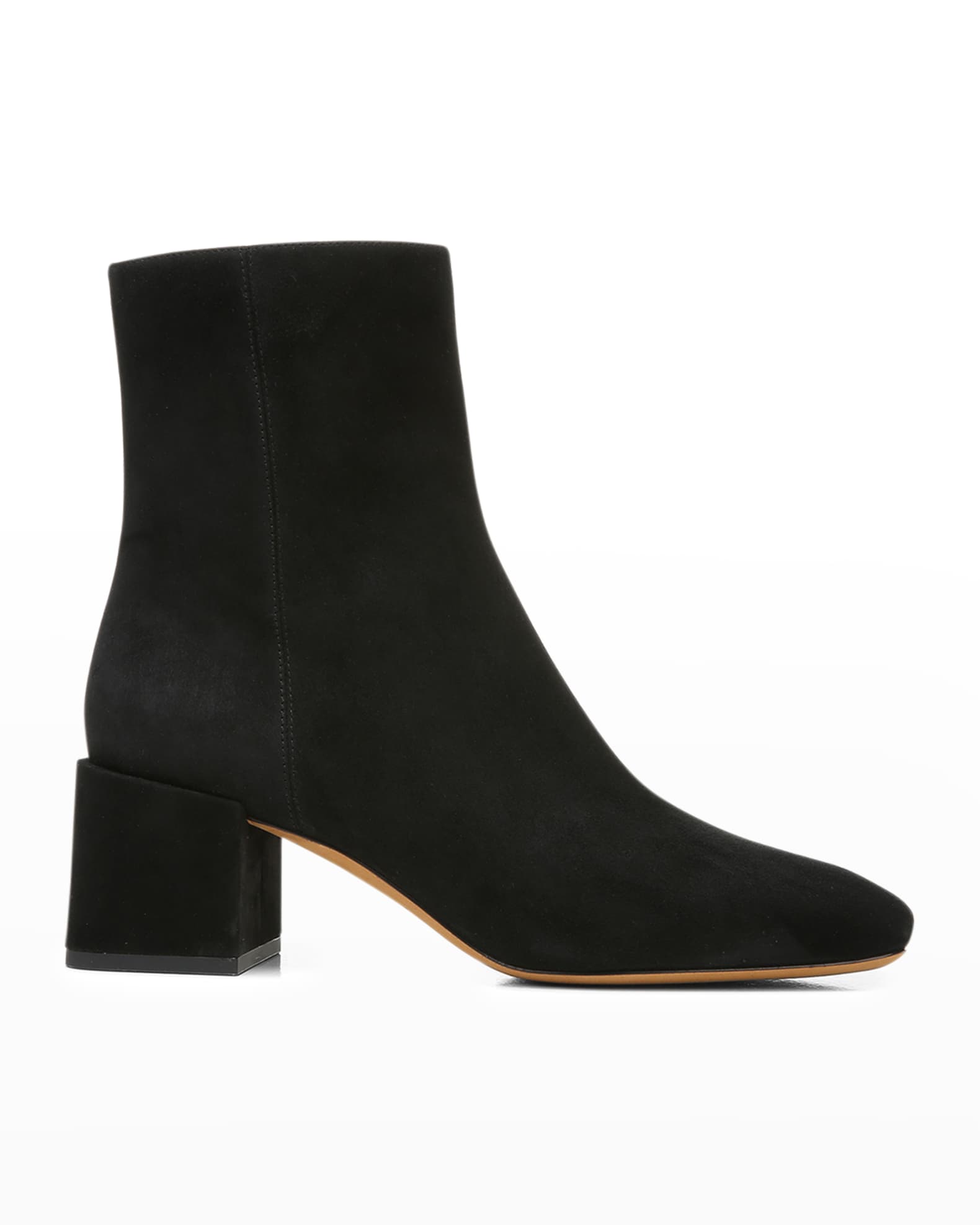 Vince Kaye Suede Zip Booties | Neiman Marcus