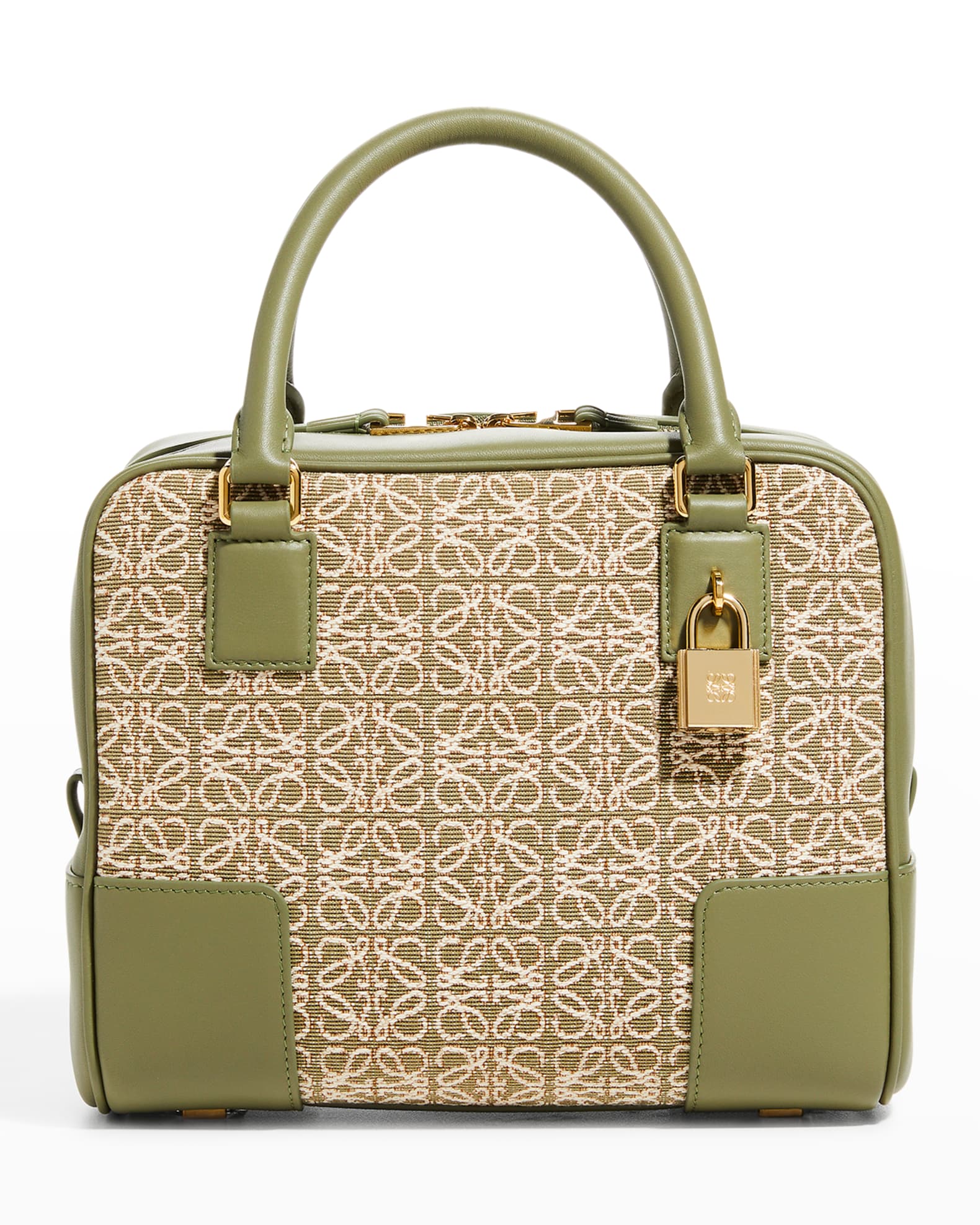 Loewe Amazona 19 Anagram Square Top-Handle Bag | Neiman Marcus