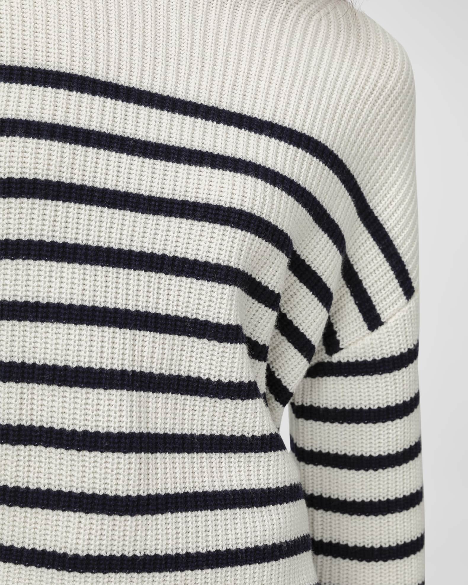 Rails Claudia Turtleneck Stripe Sweater | Neiman Marcus