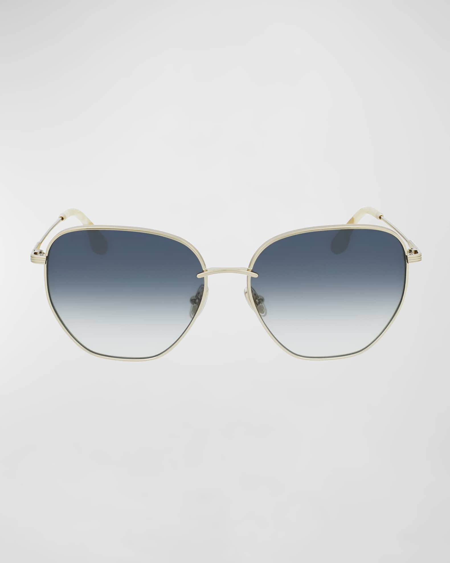 Geometric Square Metal Sunglasses  0