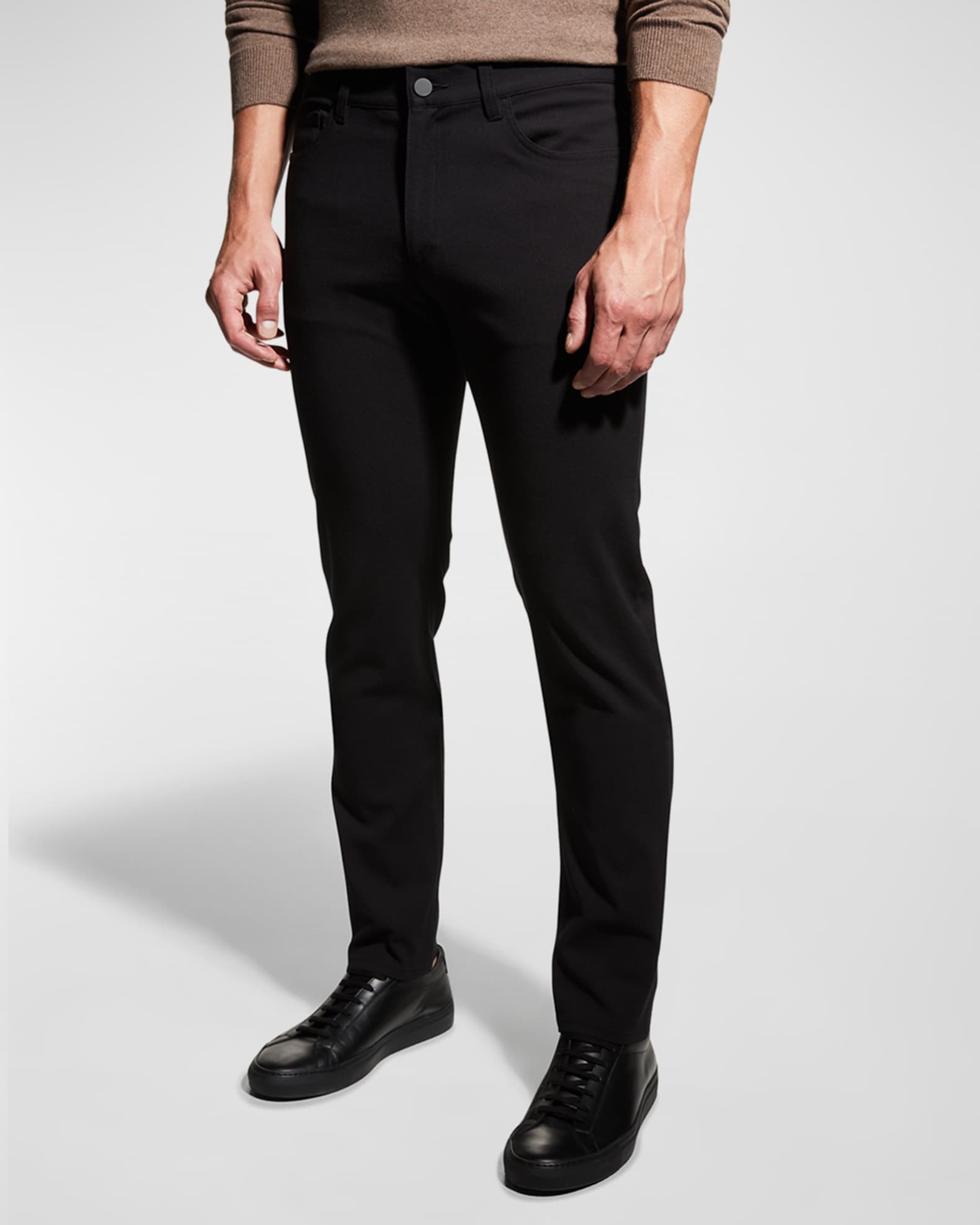 Theory Wool Blend 5 Pocket Pants Gray, $245, Neiman Marcus