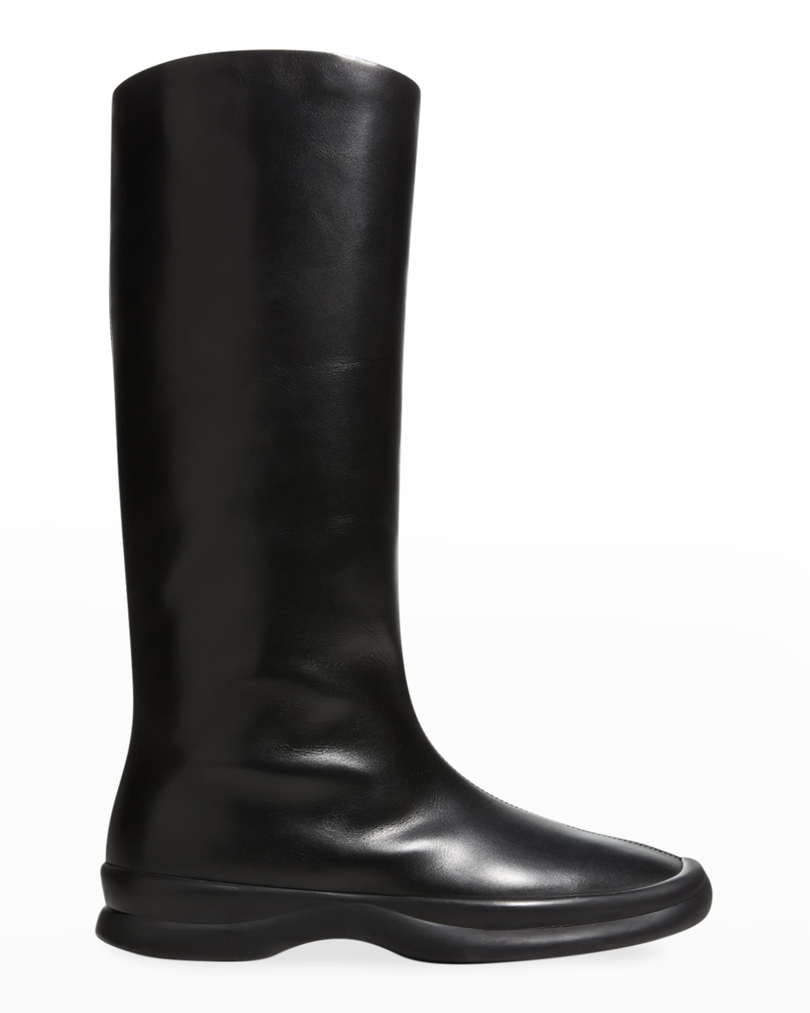 THE ROW Town Leather Tall Boots | Neiman Marcus