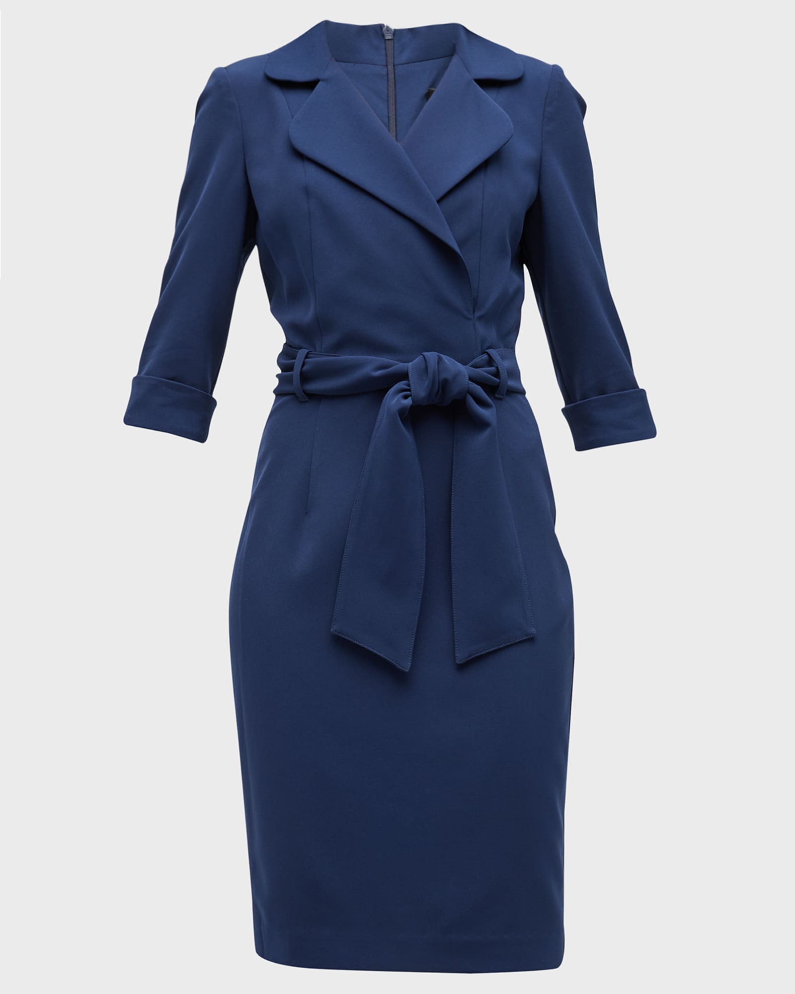 Lucinda Belted Sheath Dress 0