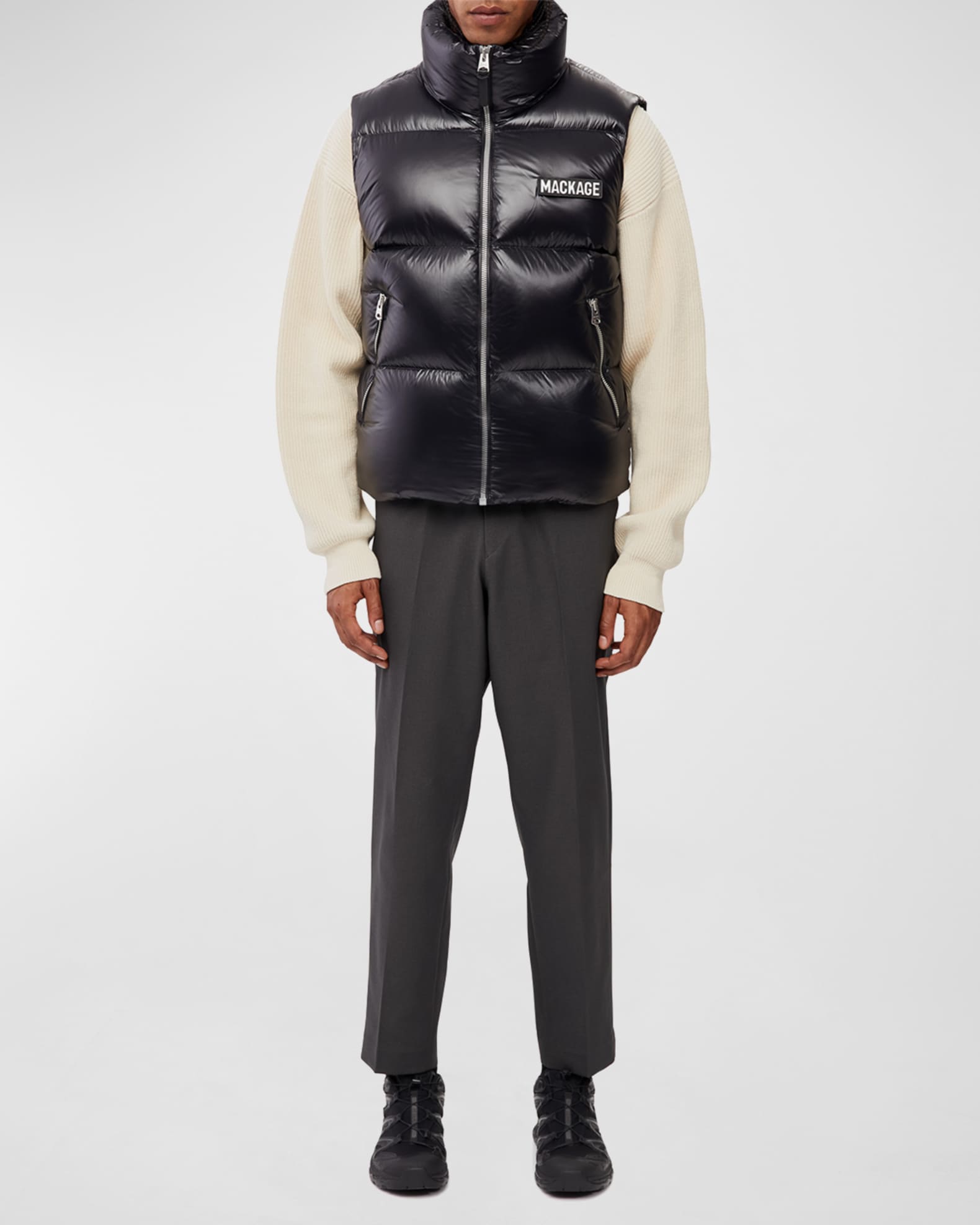 Shop Mackage Kane Down Quilted Puffer Vest