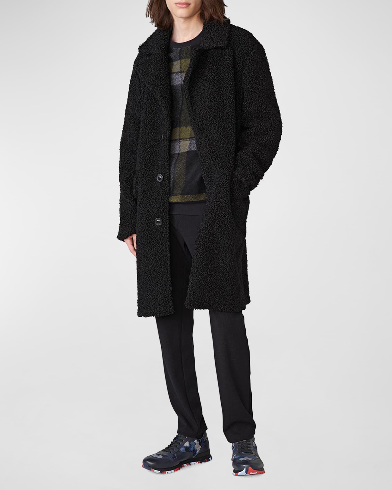 Levis Trucker Jacket Men KARL LAGERFELD Men's Sherpa Collar