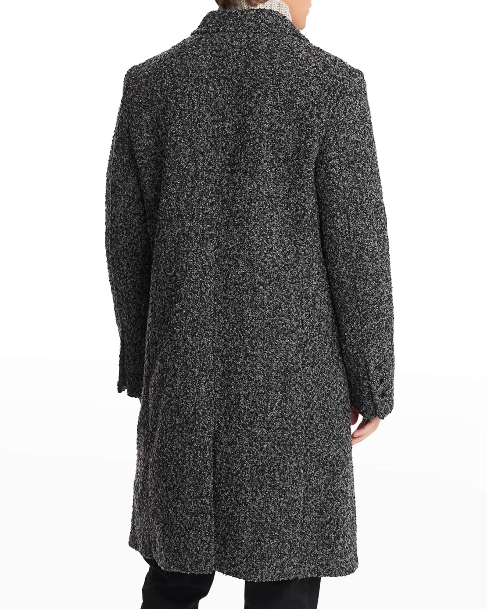 Karl Lagerfeld Paris Men's Boucle Topcoat w/ Removable Liner | Neiman ...