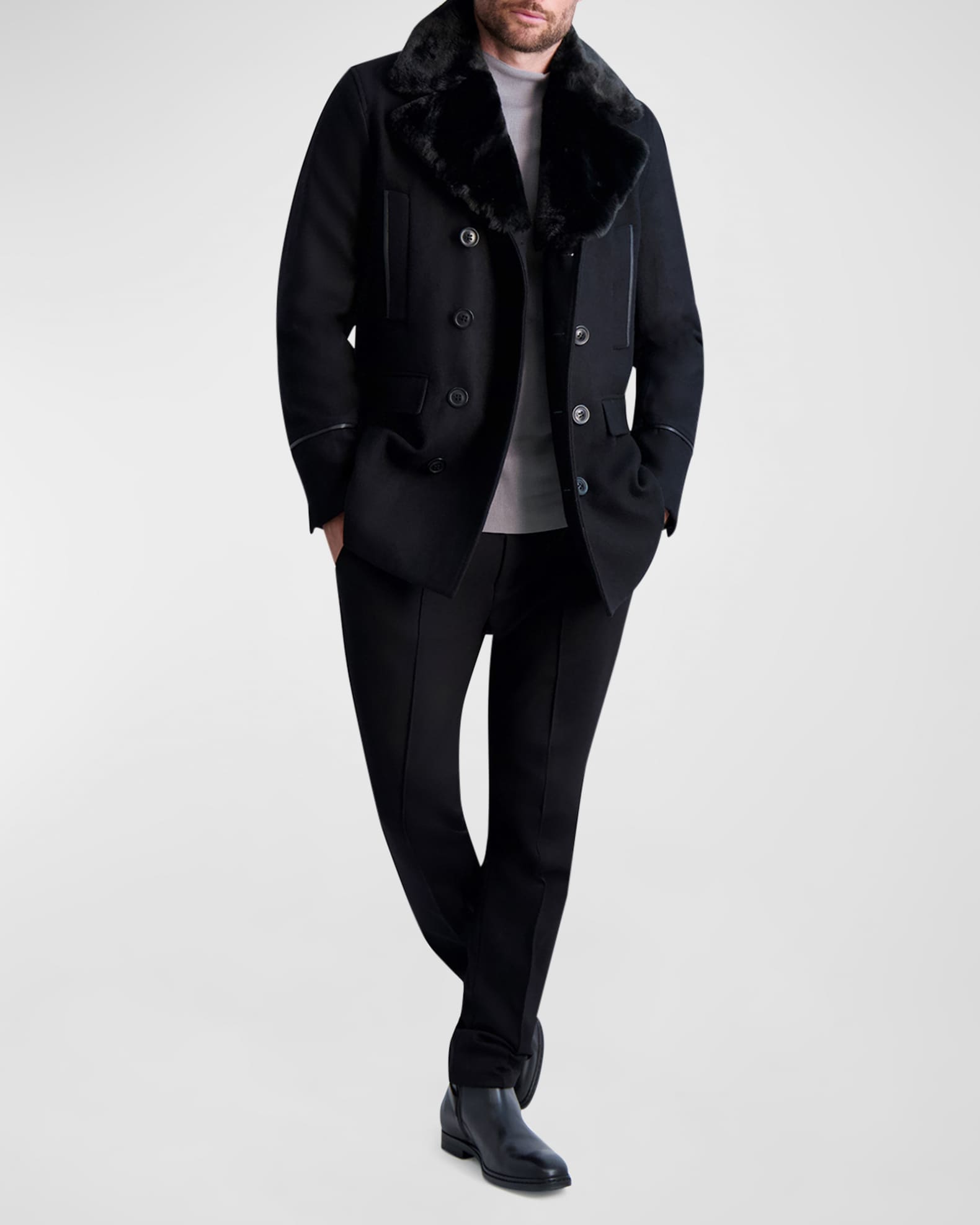 Karl lagerfeld shop peacoat