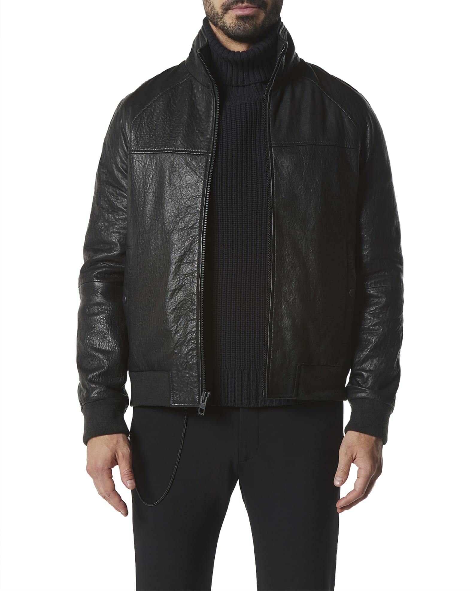 Andrew marc bomber best sale jacket