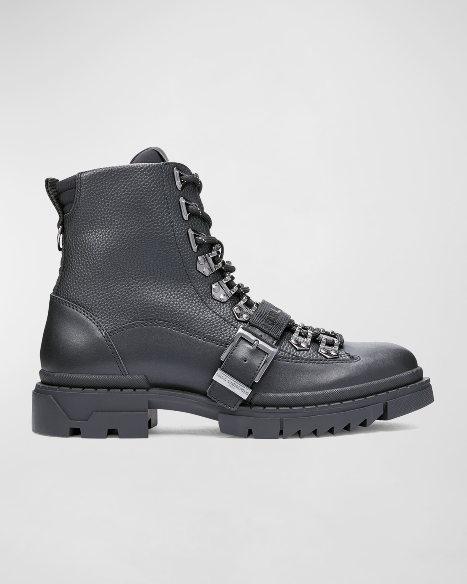Karl lagerfeld black boots top