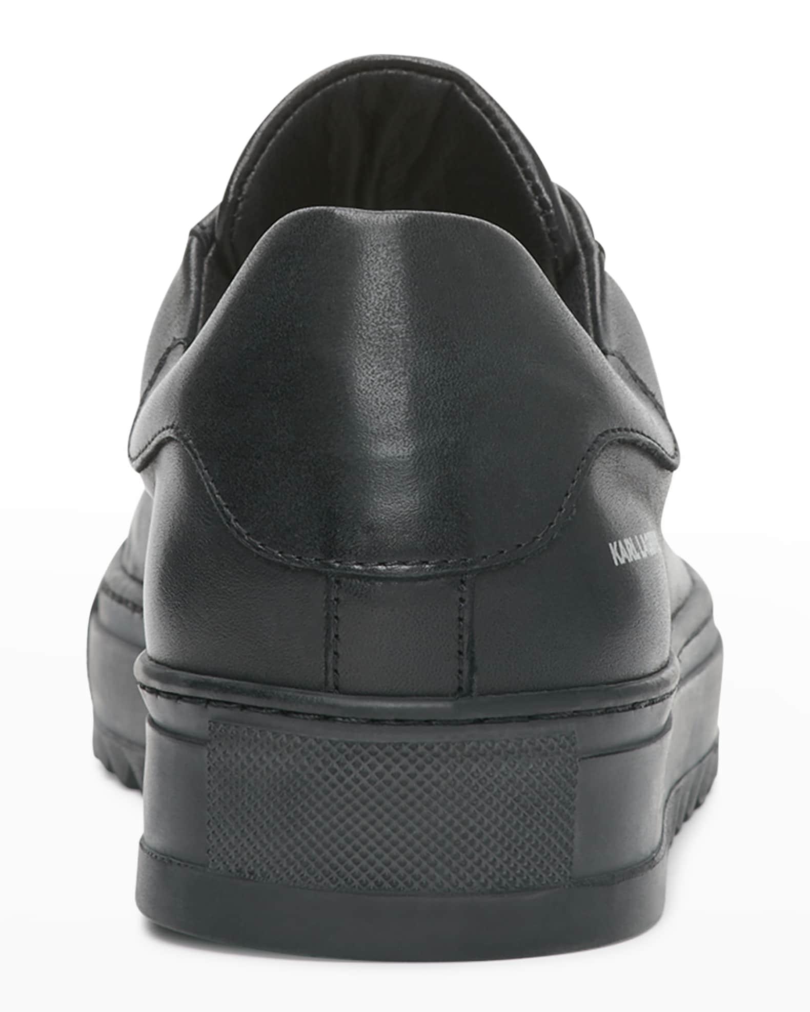 Karl Lagerfeld Paris Men's Classic Leather Low-Top Sneakers | Neiman Marcus