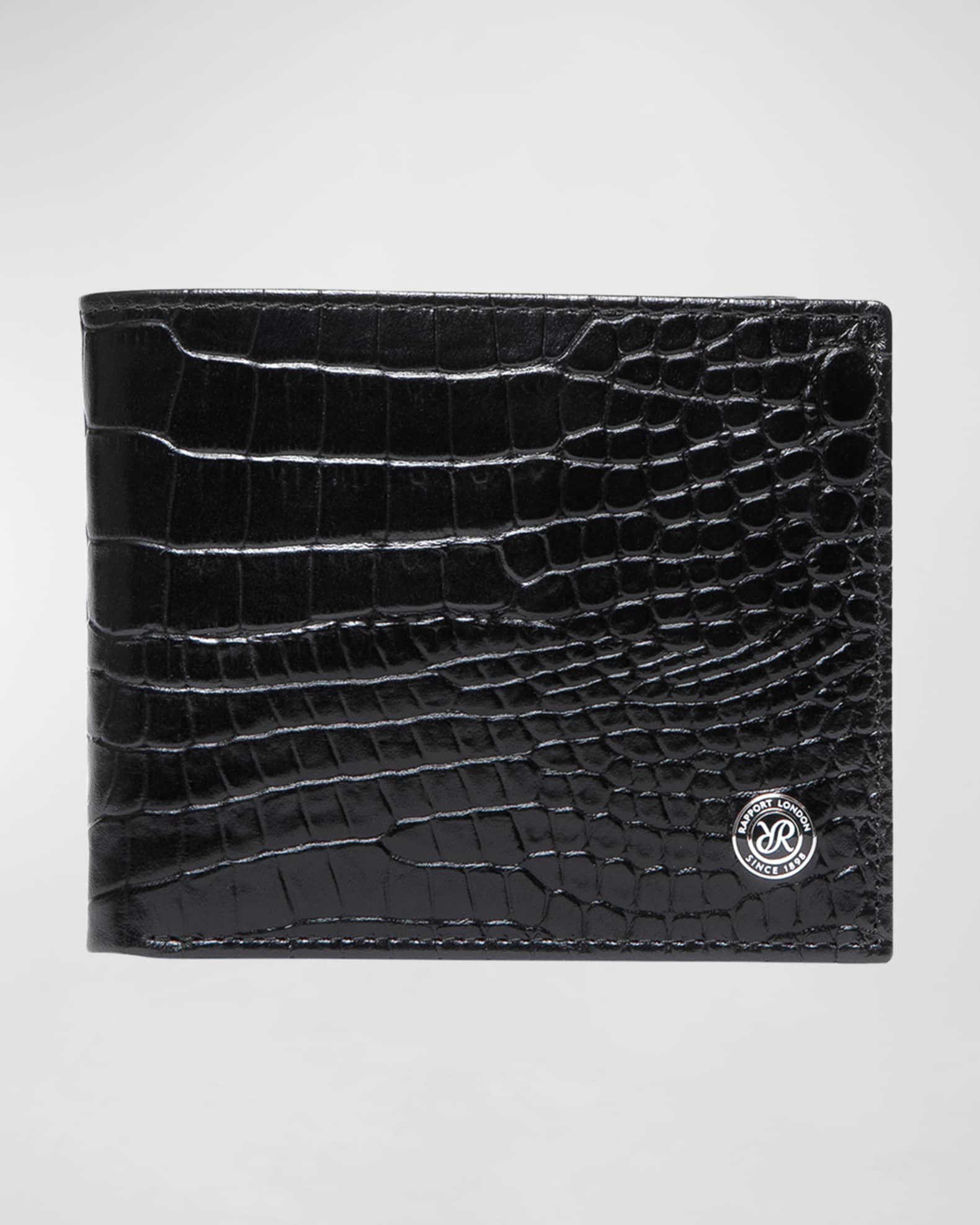 Rapport Black Leather Billfold Wallet