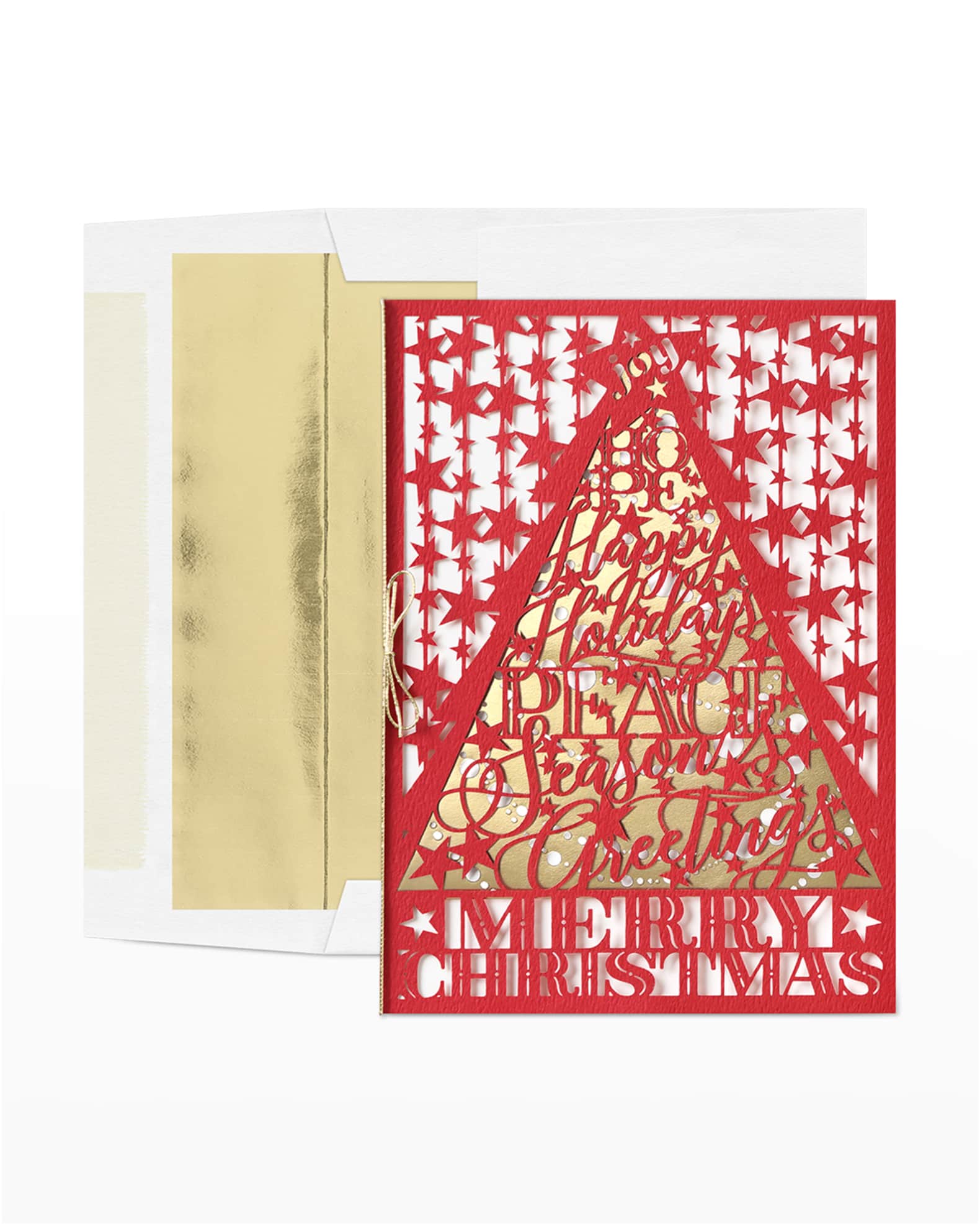 Carlson Craft Holiday Hello Folded Paper Cards Neiman Marcus