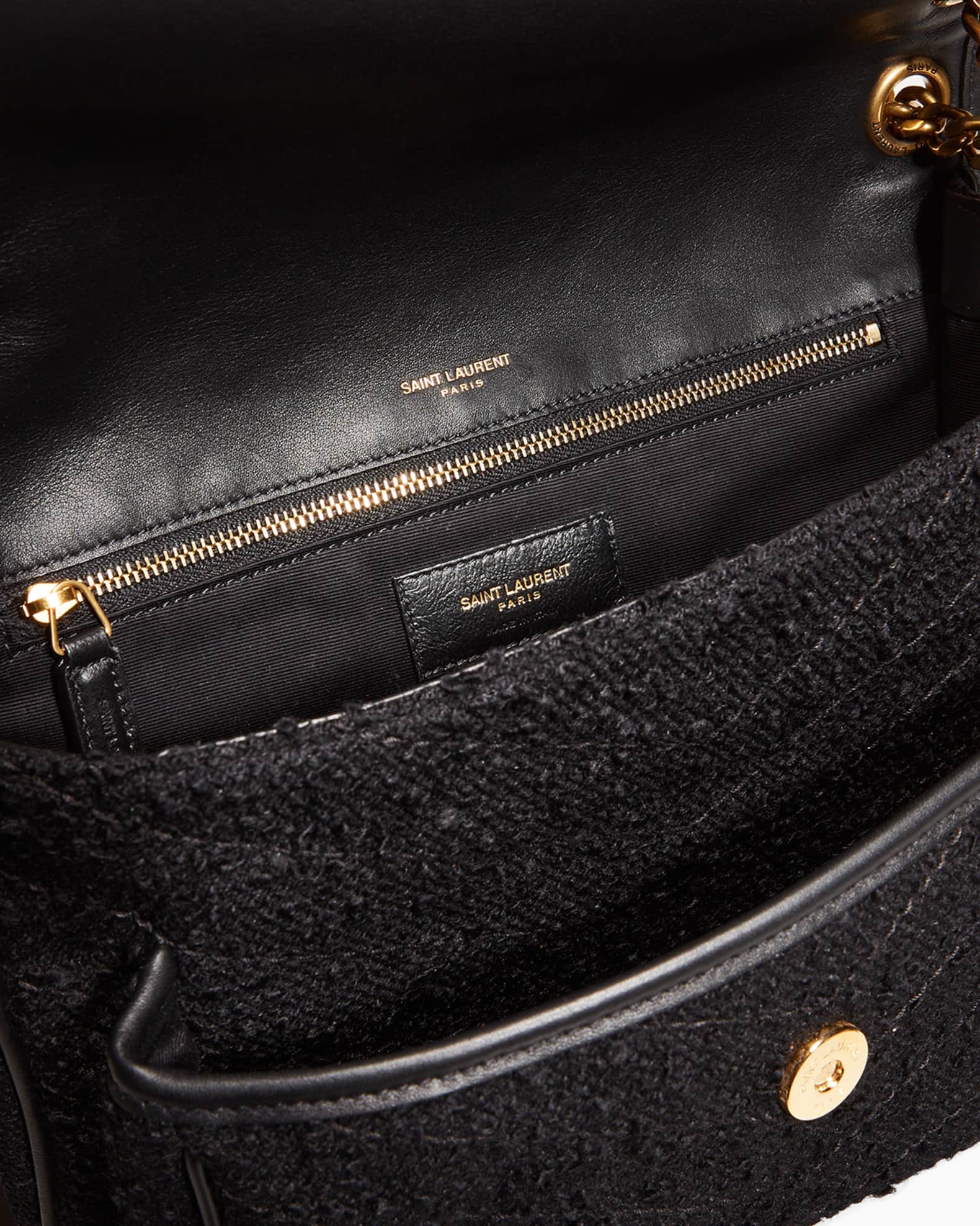 Saint Laurent Niki Medium YSL Quilted Tweed Crossbody Bag Neiman Marcus