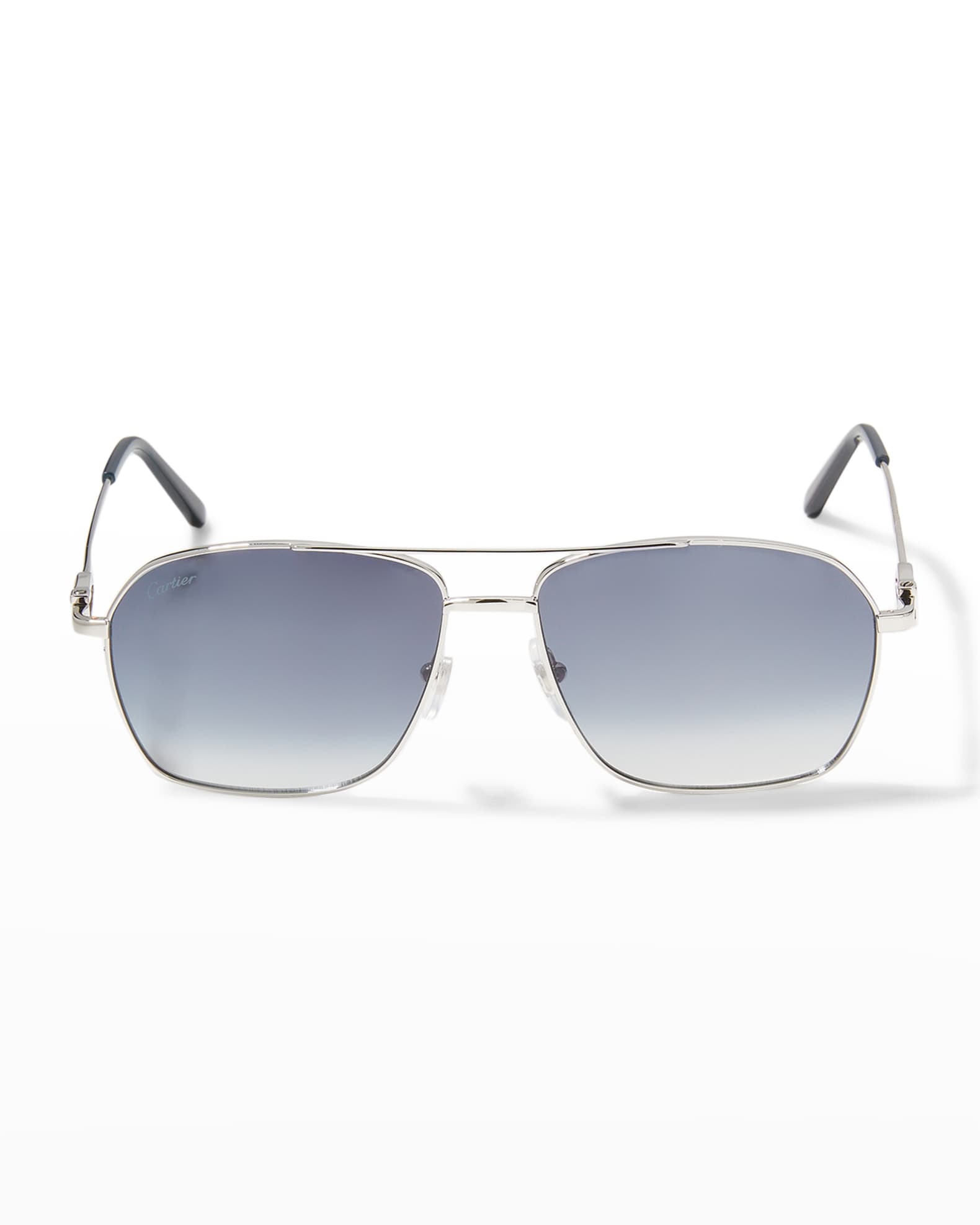 Cartier Men's Gradient Navigator Sunglasses | Neiman Marcus