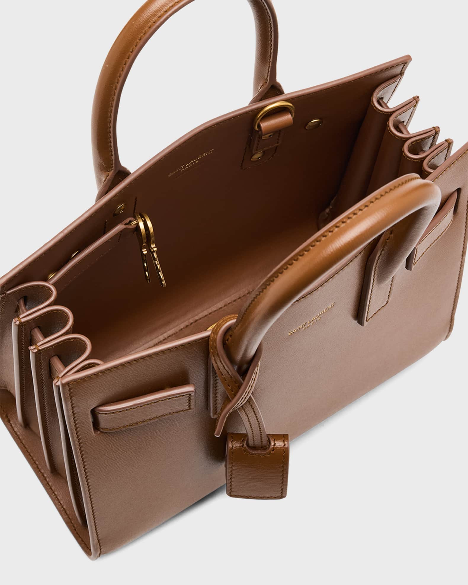 Sac De Jour Nano Top-Handle Bag in Smooth Leather | Neiman