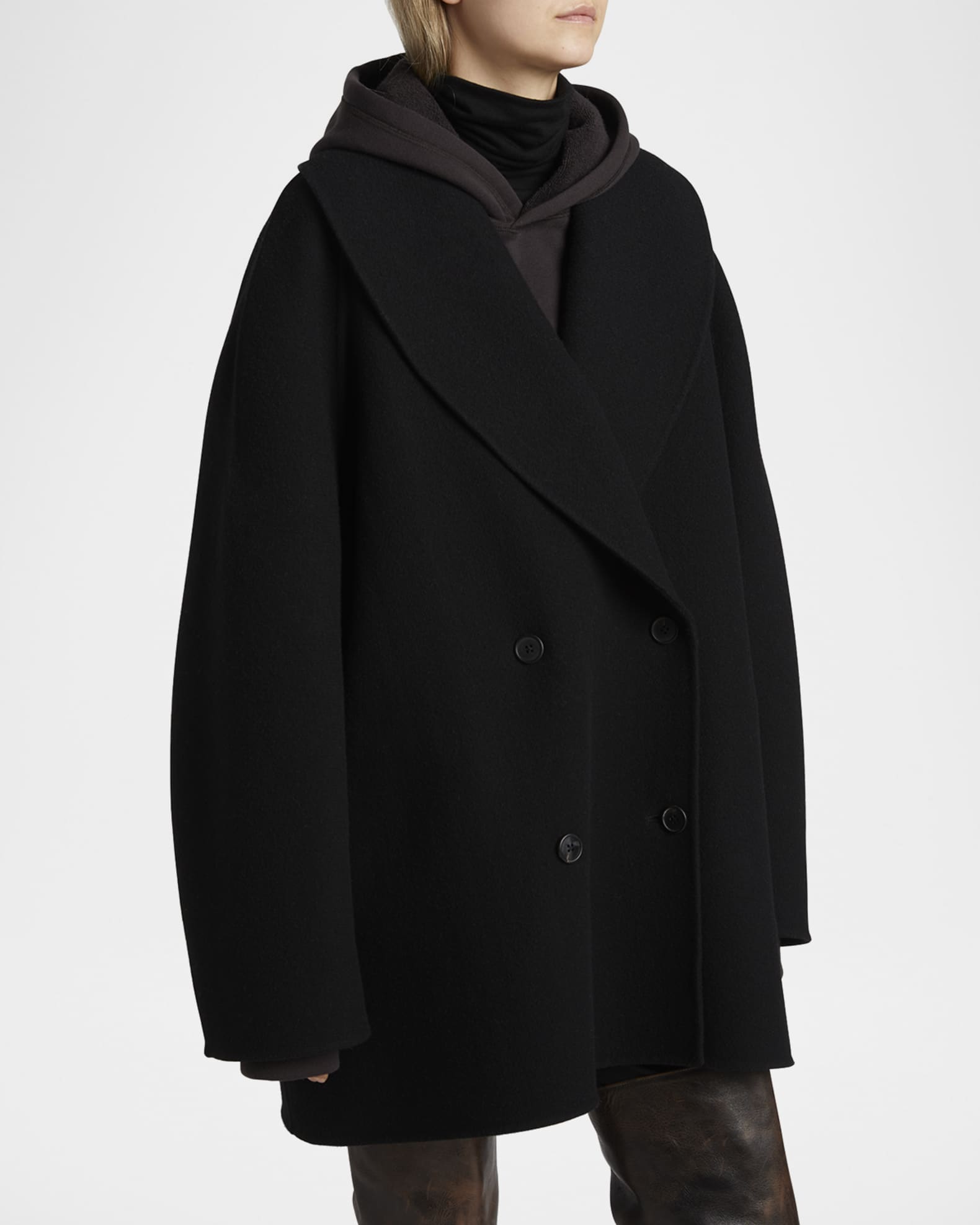 Double breasted all in one/オールインワン THE ROW Polli Double-Breasted Oversized Jacket | Neiman Marcus