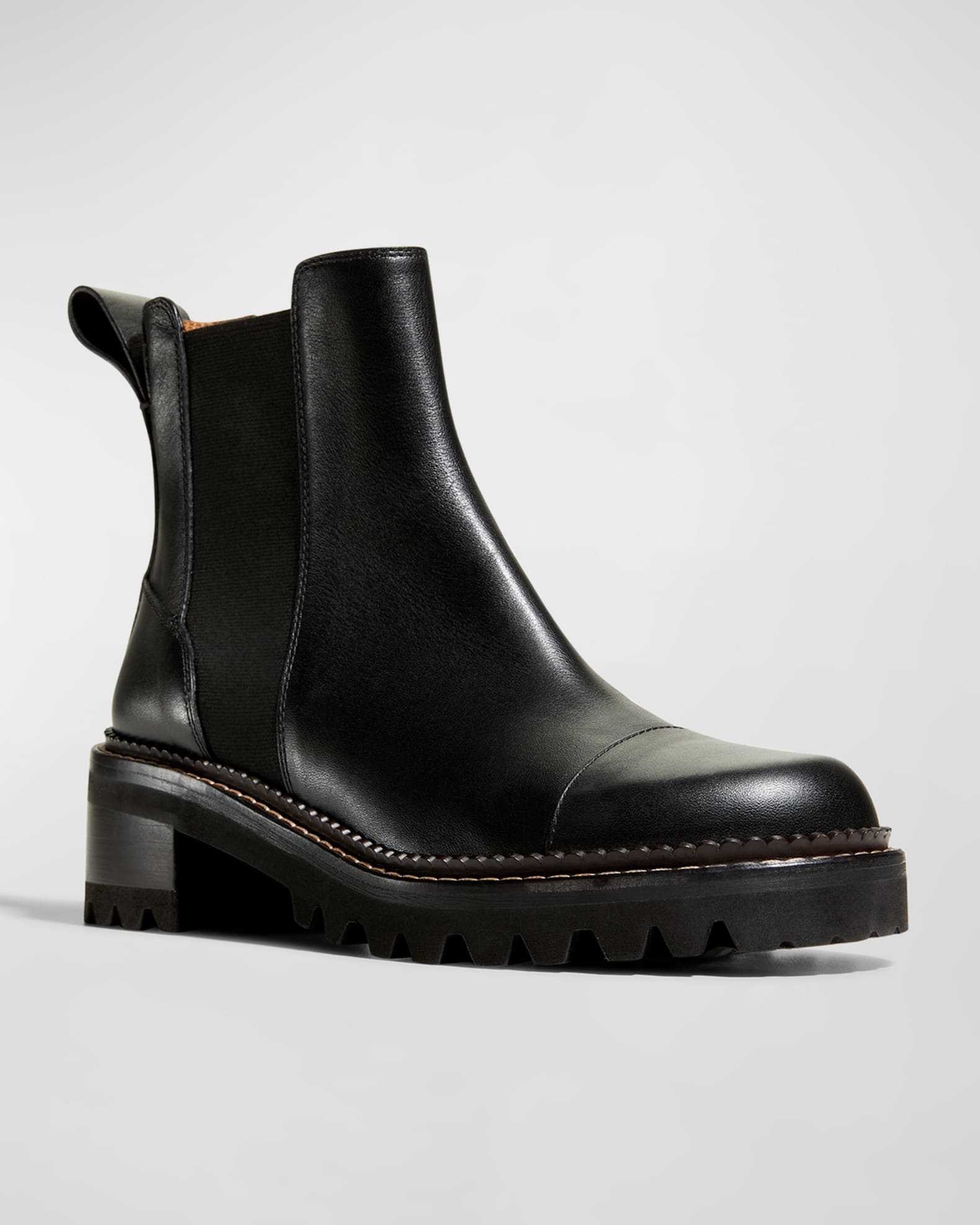 See by chloe leather ankle boots online