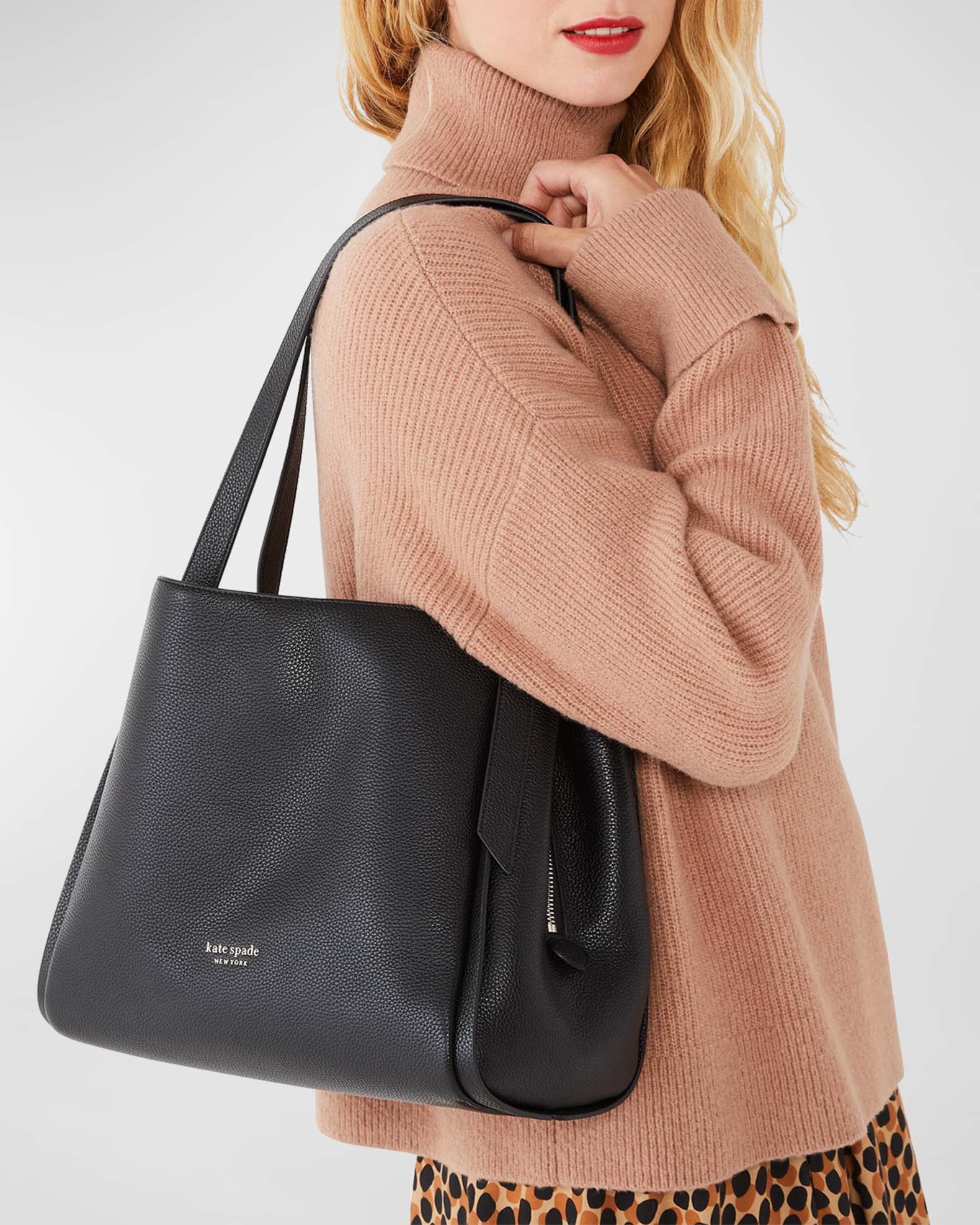 Kate spade pebbled leather tote 2025