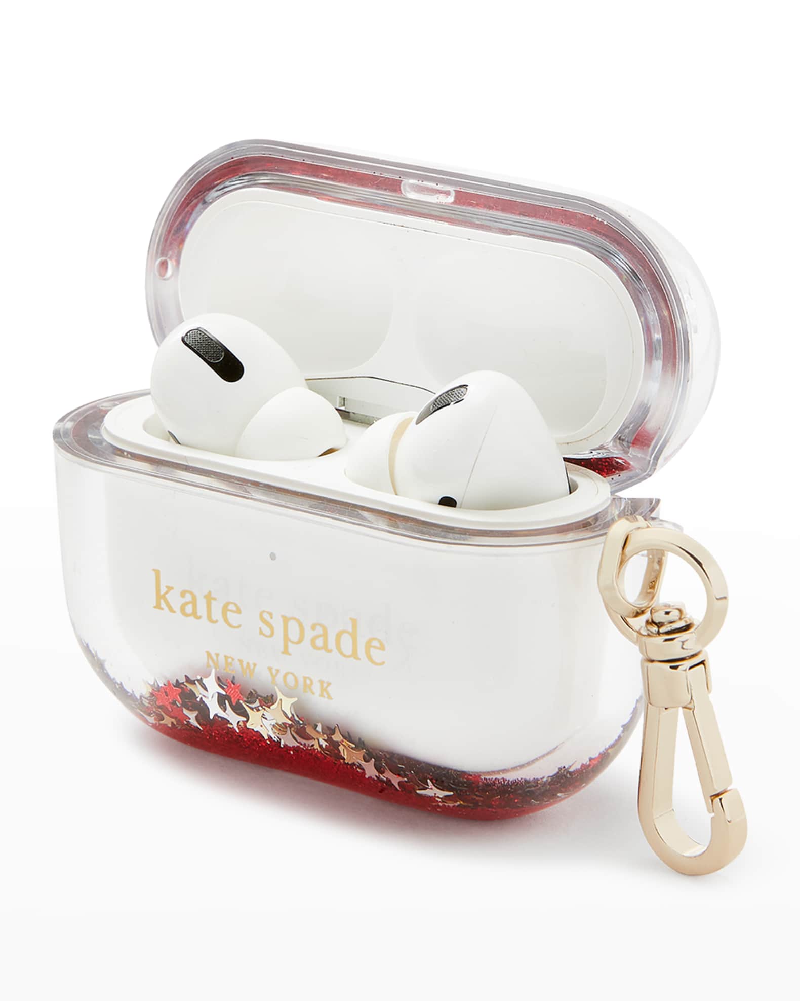 kate spade new york glitter silicone airpod pro case Neiman Marcus