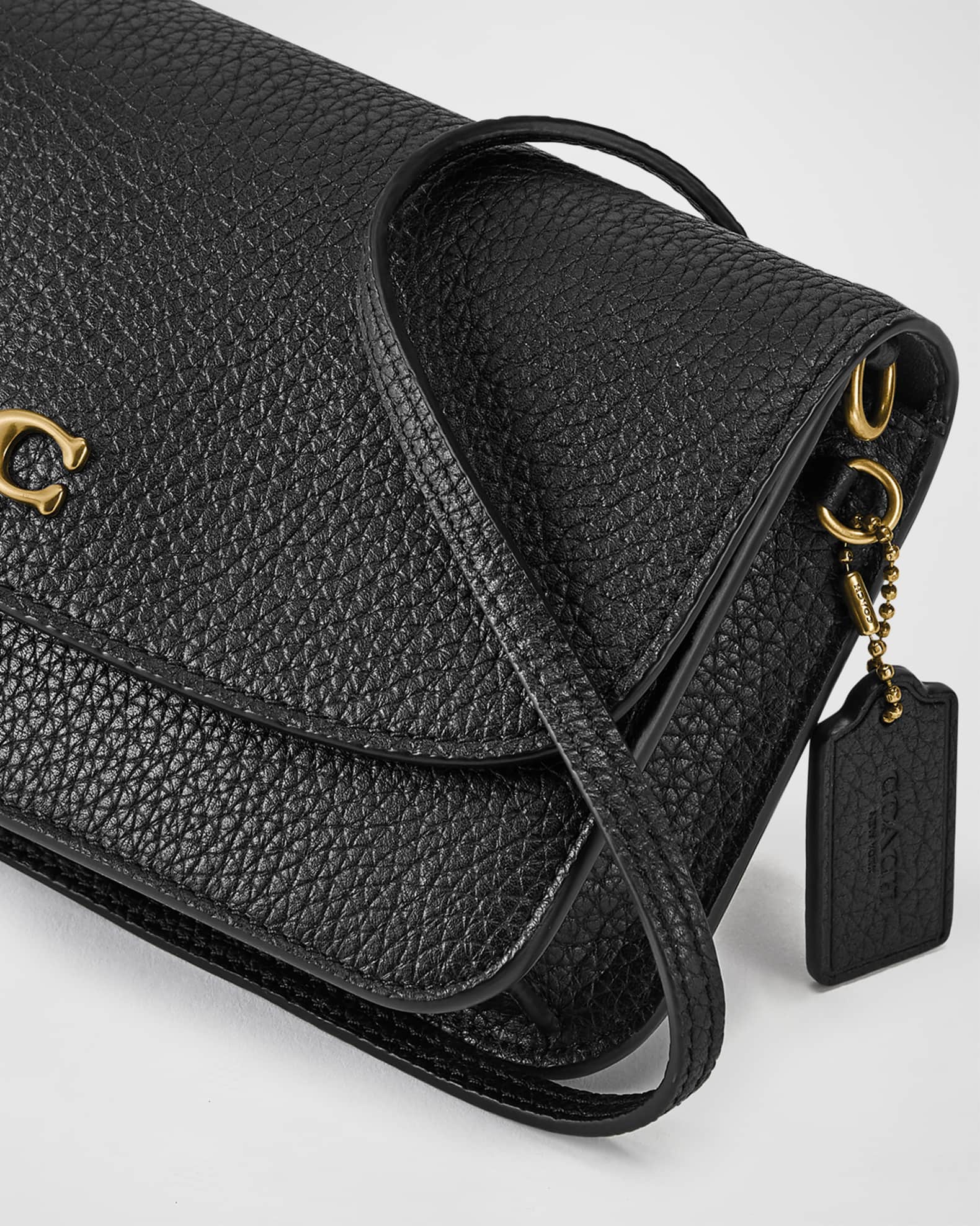 Coach Hayden Polished Pebbled Leather Crossbody Bag Neiman Marcus