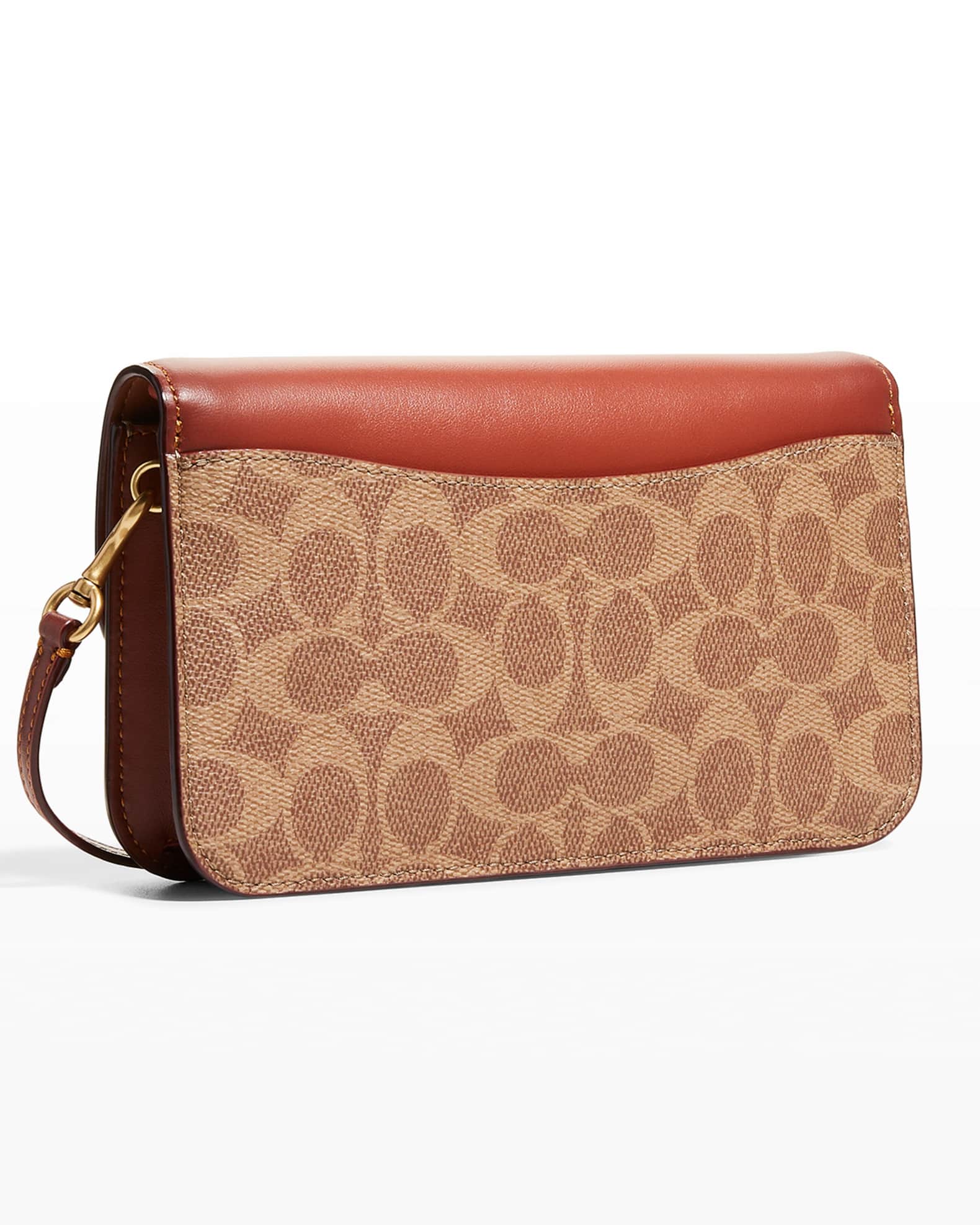 Coach Hayden Monogram Canvas Clutch Crossbody Bag Neiman Marcus