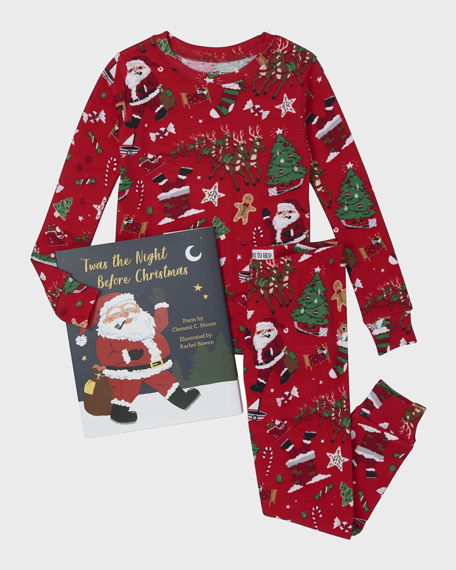 Twas the night before christmas pajamas 2025