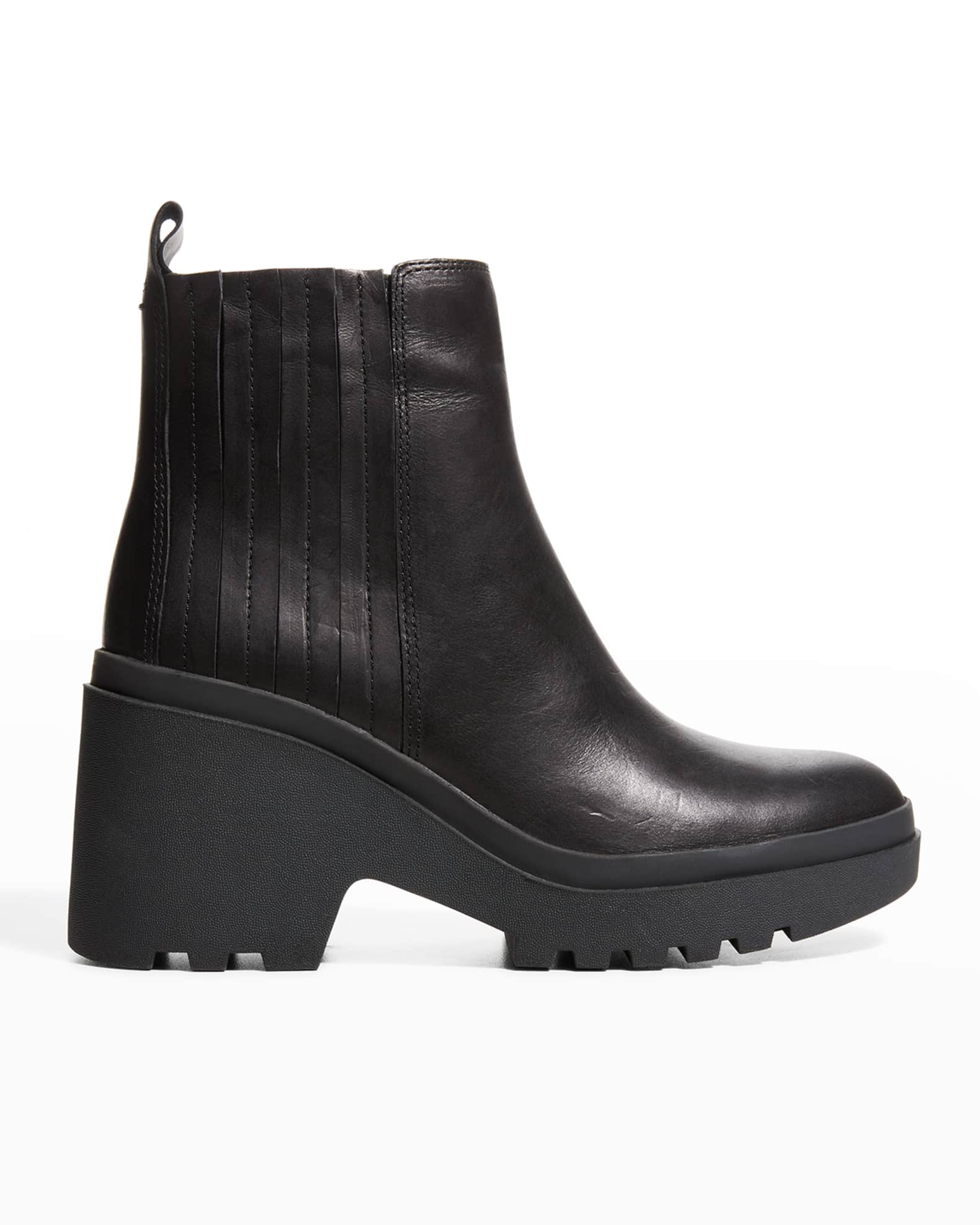 Eileen Fisher Kat Rubber-Sole Chelsea Booties | Neiman Marcus