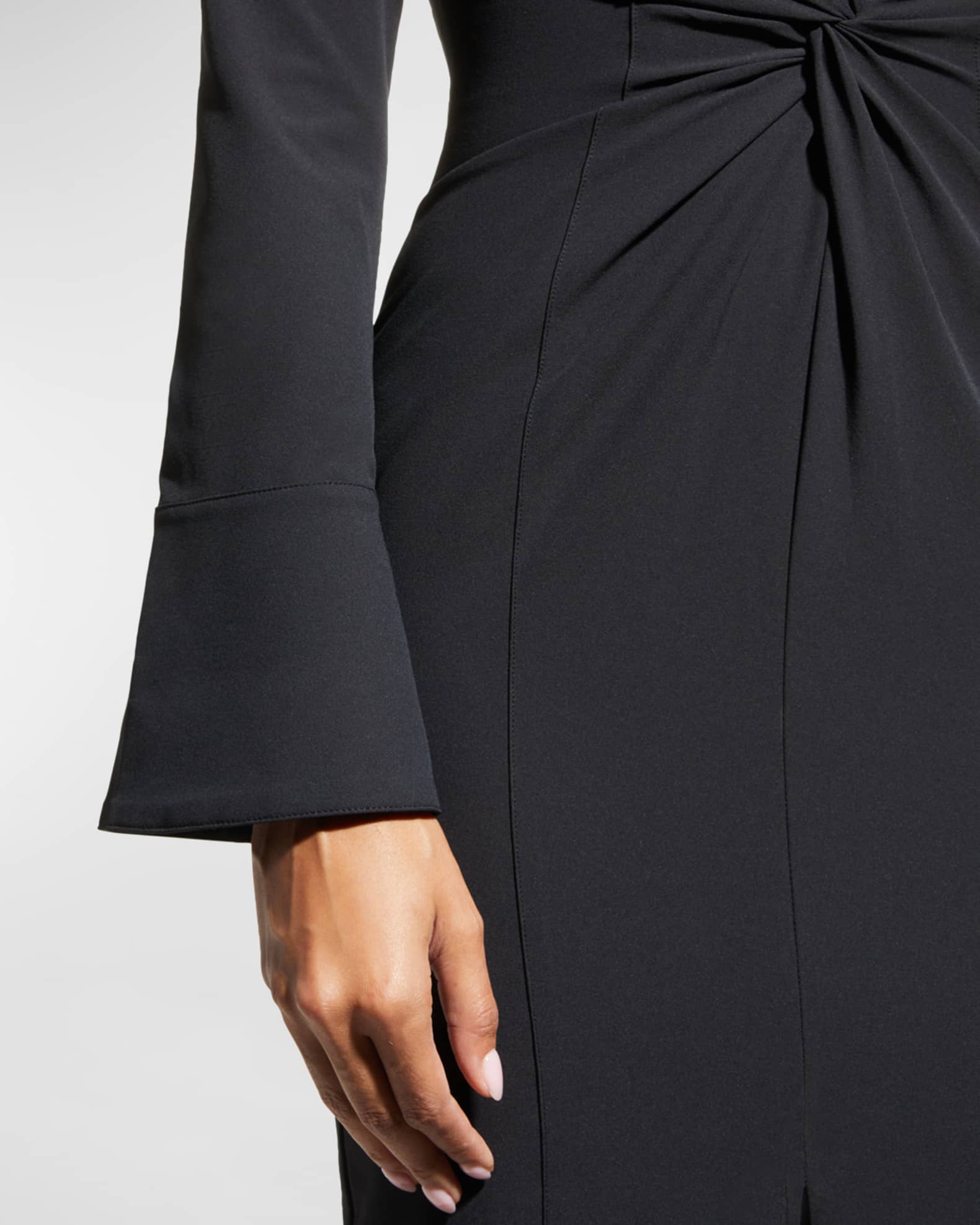 Cinq a Sept Mckenna Collared Midi Dress | Neiman Marcus