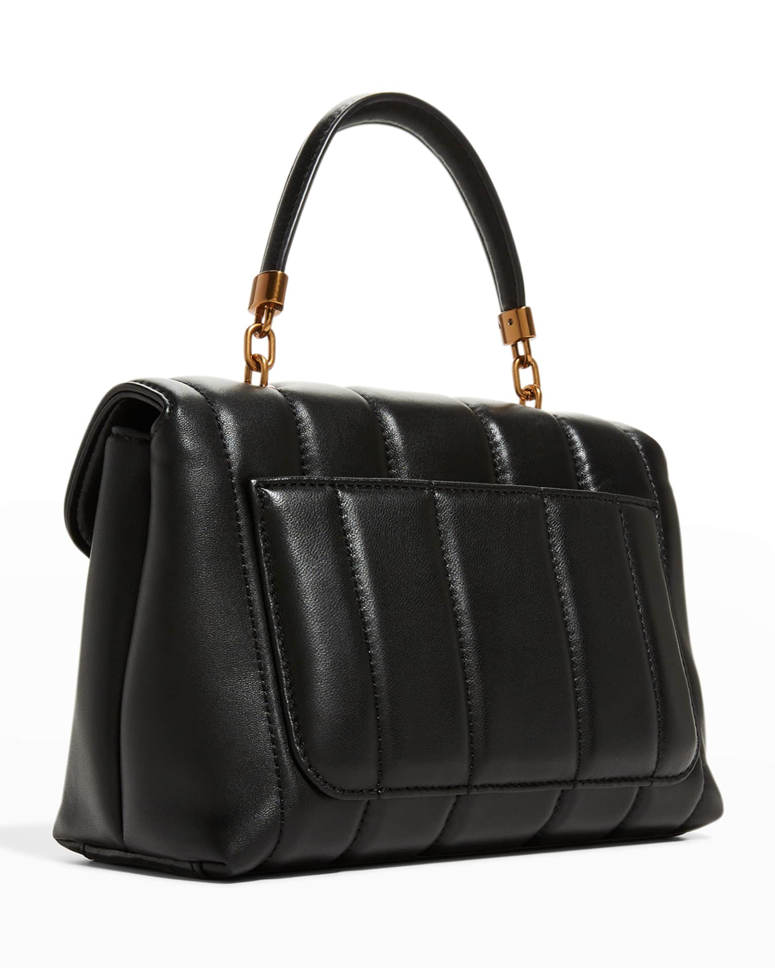 Tory Burch Kira Small Quilted TopHandle Satchel Bag Neiman Marcus