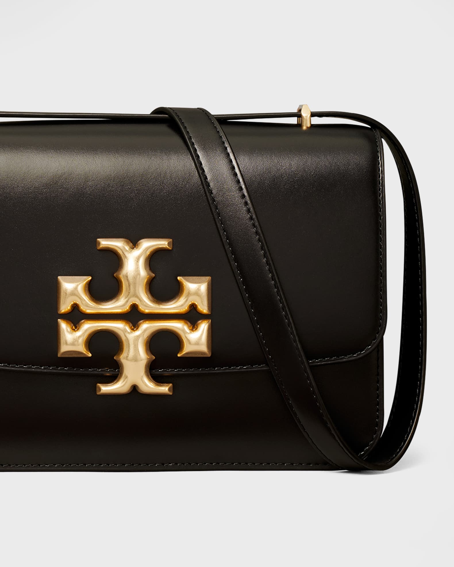 Tory Burch Eleanor Convertible Leather Shoulder Bag | Neiman Marcus