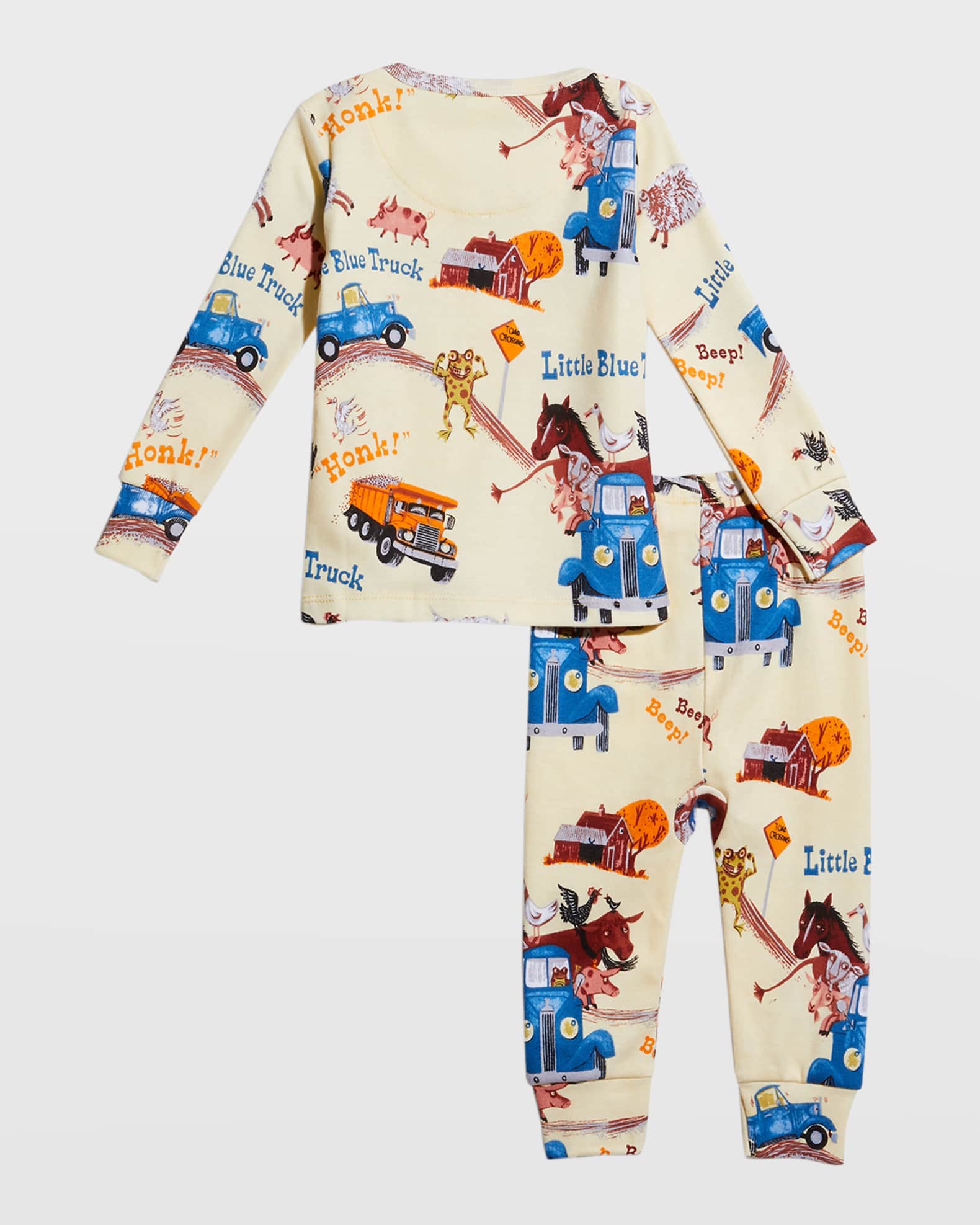 Books To Bed Boy s Little Blue Truck Printed 2 Piece Pajamas Size 12 24M Neiman Marcus